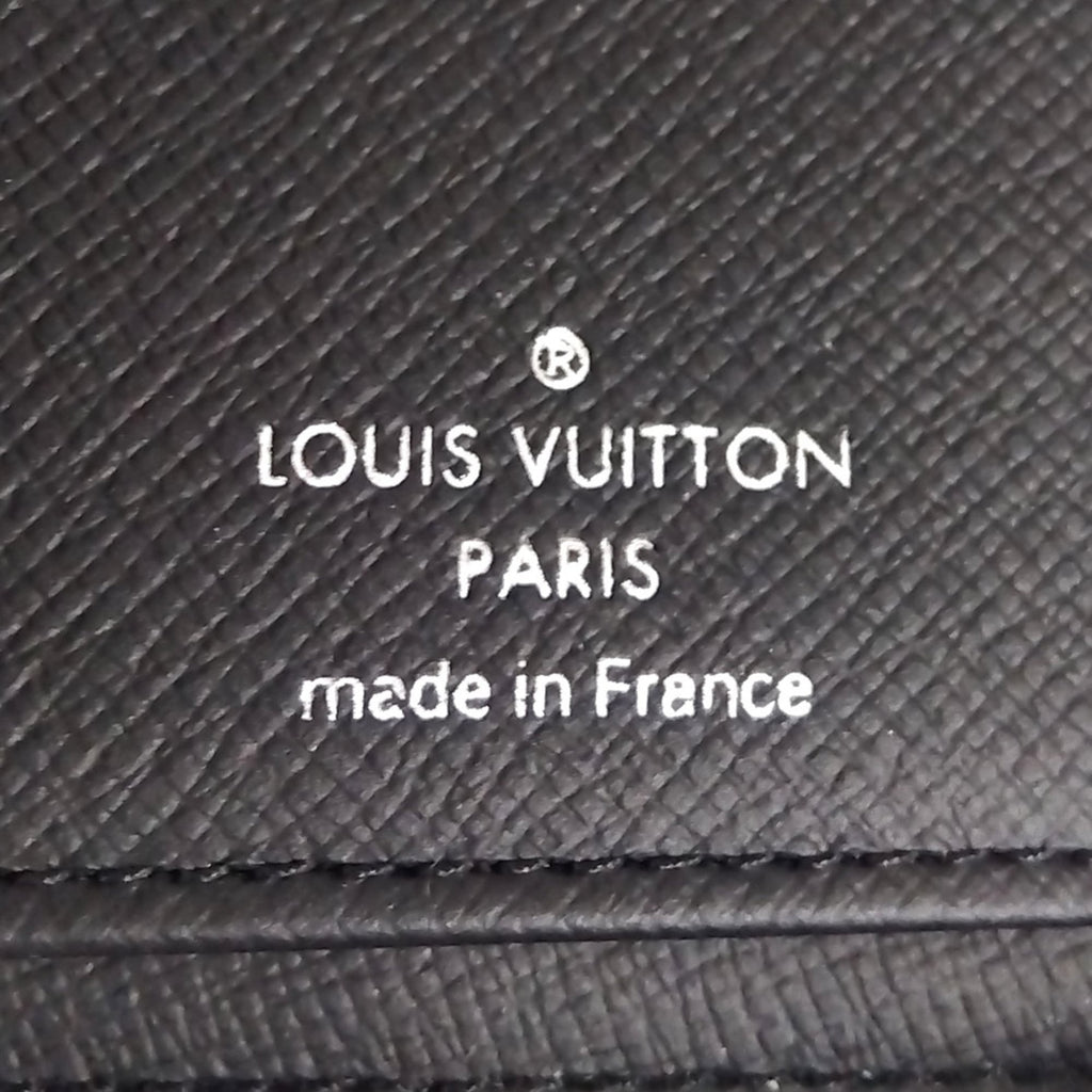 Louis Vuitton Black Damier Graphite Damier Graphite Long Wallet