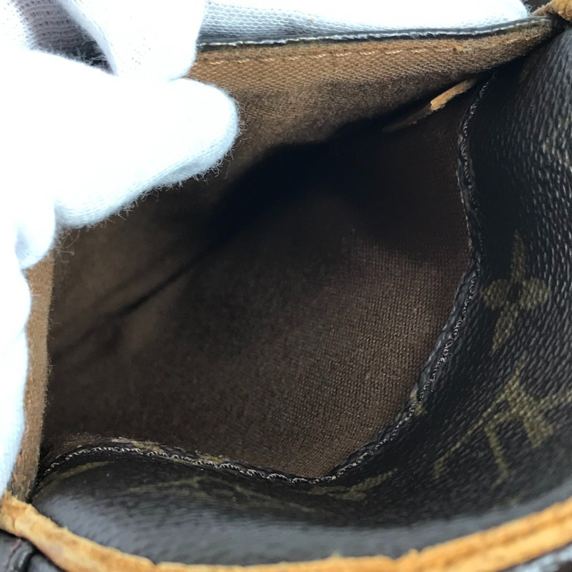 Louis Vuitton Brown Monogram Pochette Shoulder Bag Sling Bag