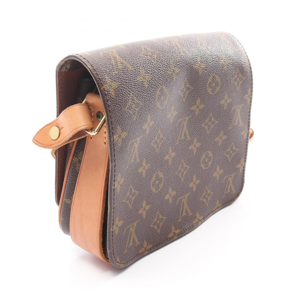 Louis Vuitton Brown Monogram Leather Shoulder Bag