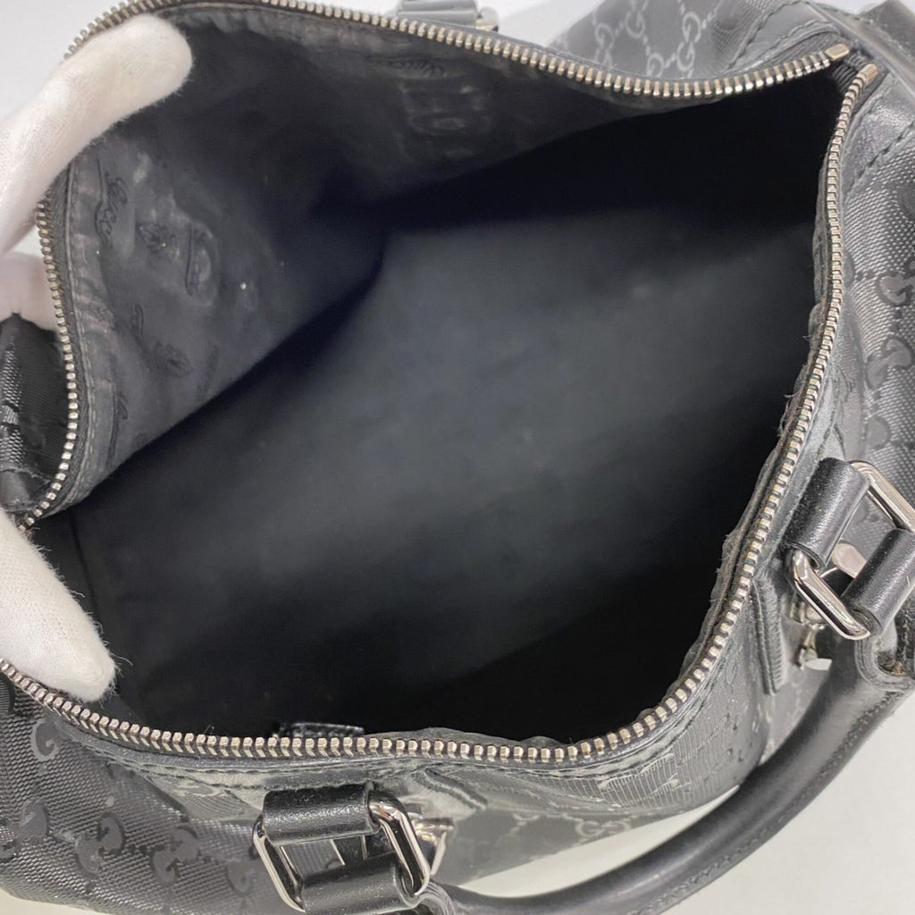 Gucci Black Pvc Handbag (Pre-Owned)
