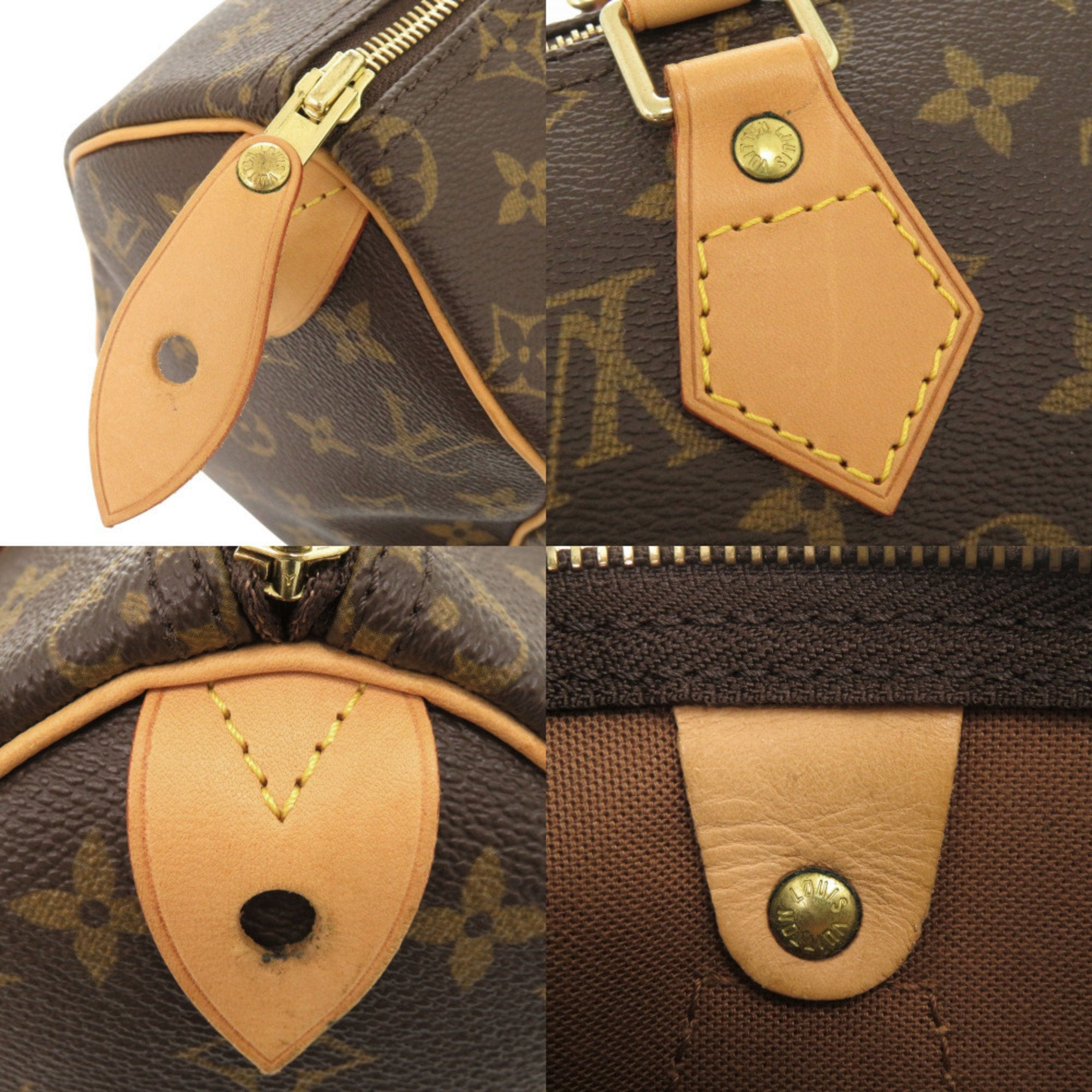 Louis Vuitton Brown Monogram Canvas Handbag