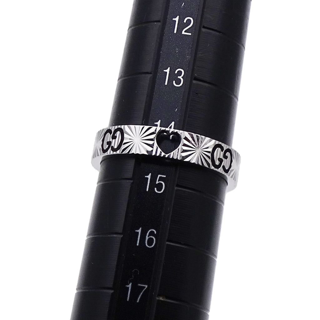 Gucci Icon White Gold White Gold (18K) Band Ring (Pre-Owned)
