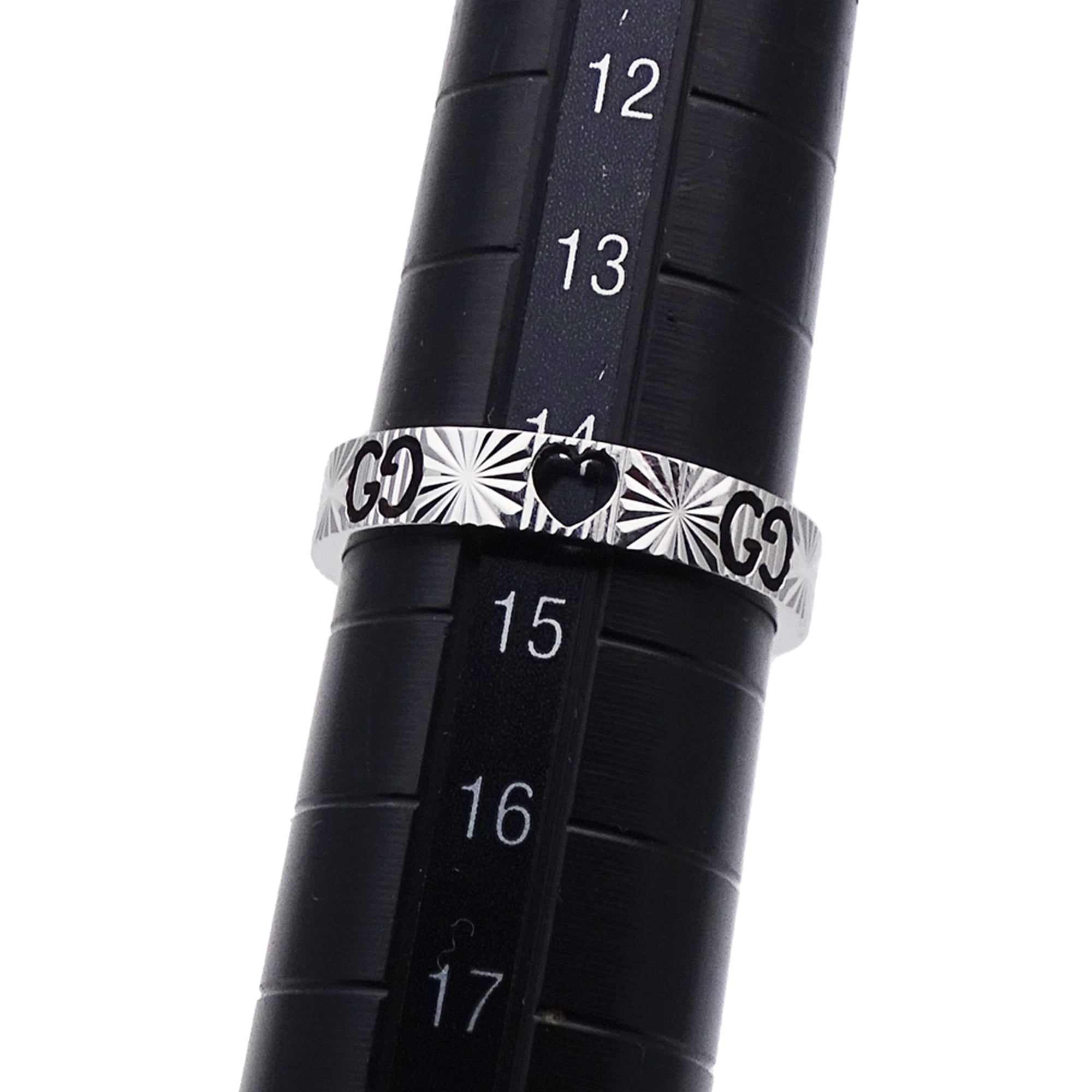 Gucci Icon White Gold White Gold (18K) Band Ring (Pre-Owned)