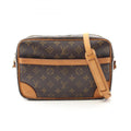 Louis Vuitton Brown Coated Canvas Shoulder Bag