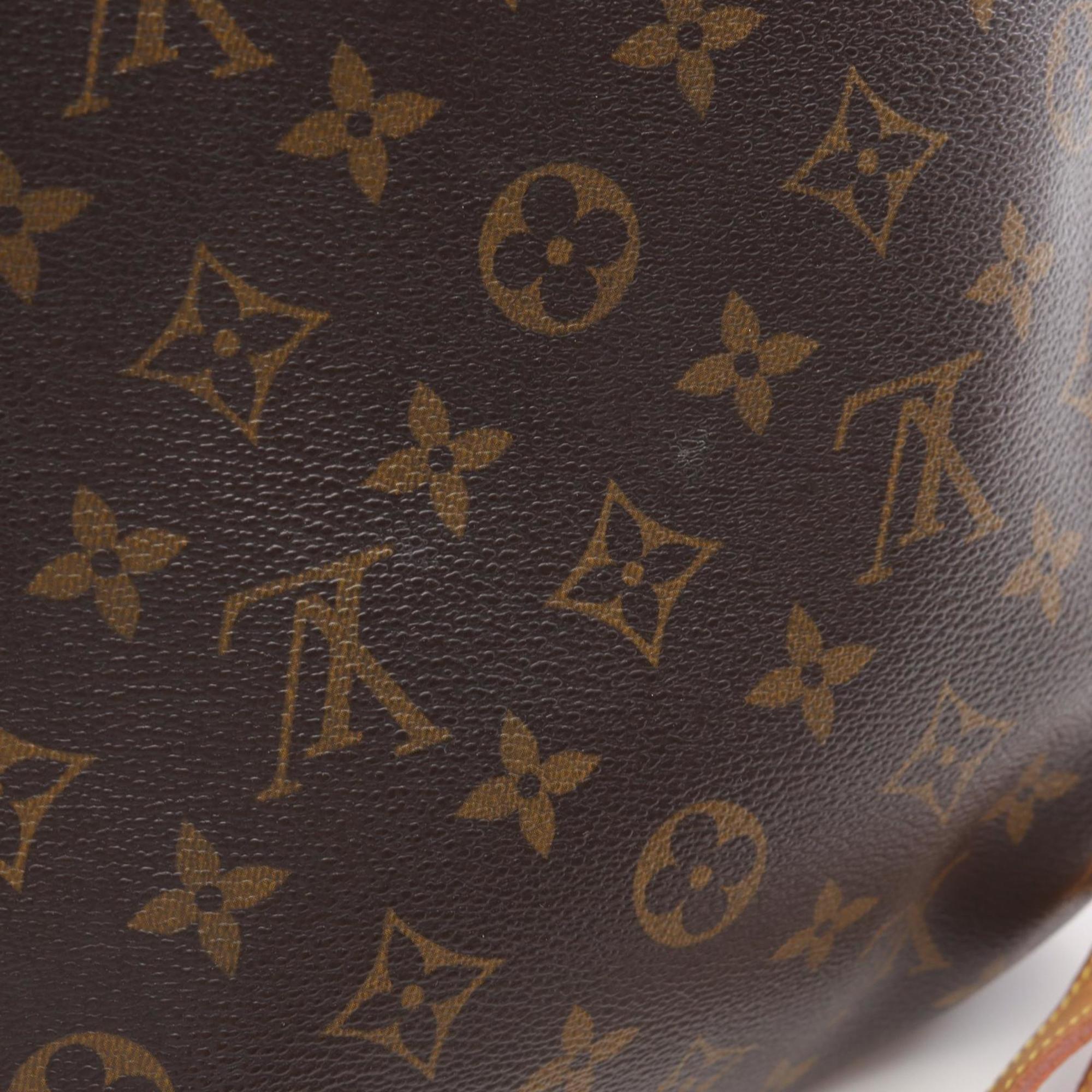 Louis Vuitton Brown Coated Canvas Pvc Leather Monogram Shoulder Bag