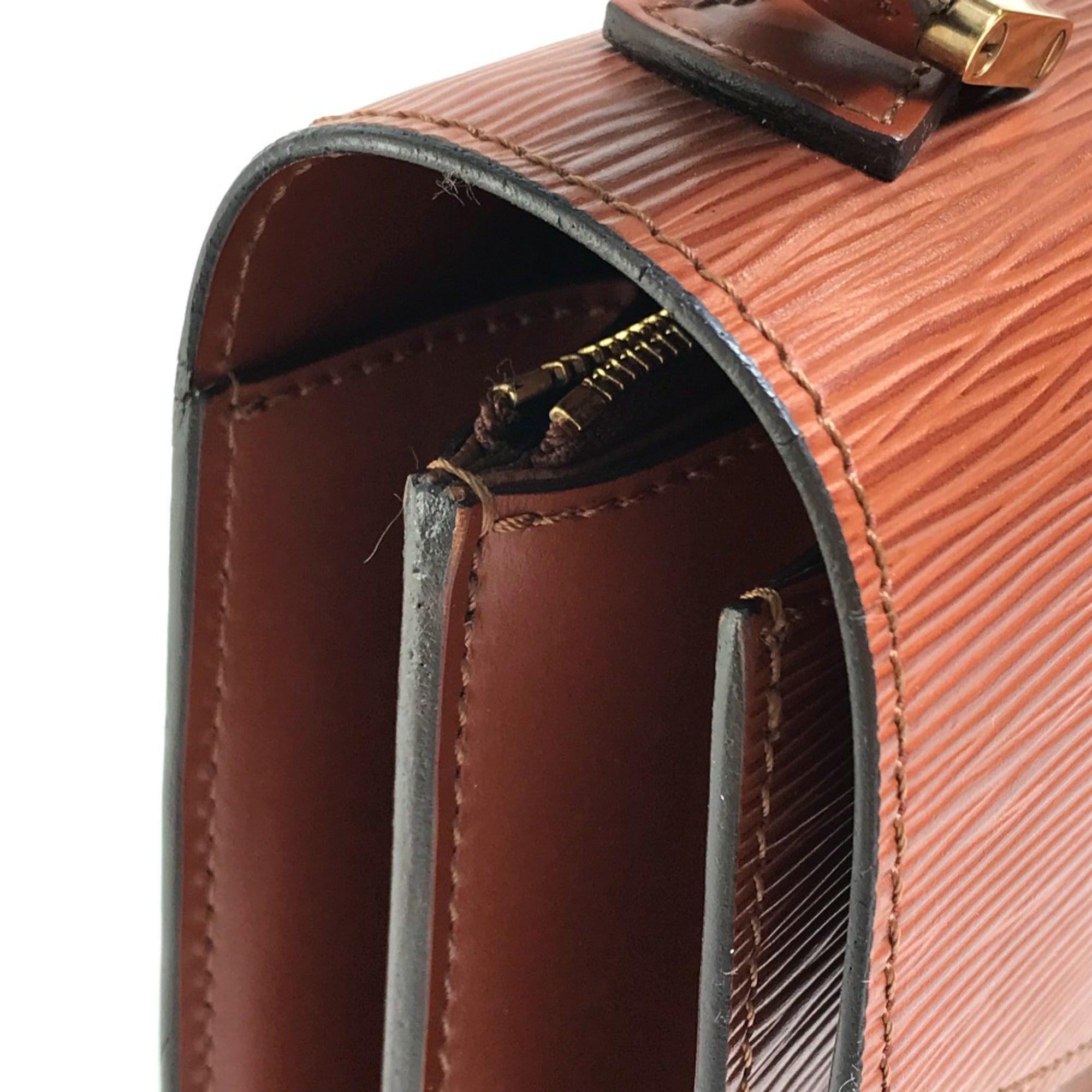 Louis Vuitton Brown Leather Handbag