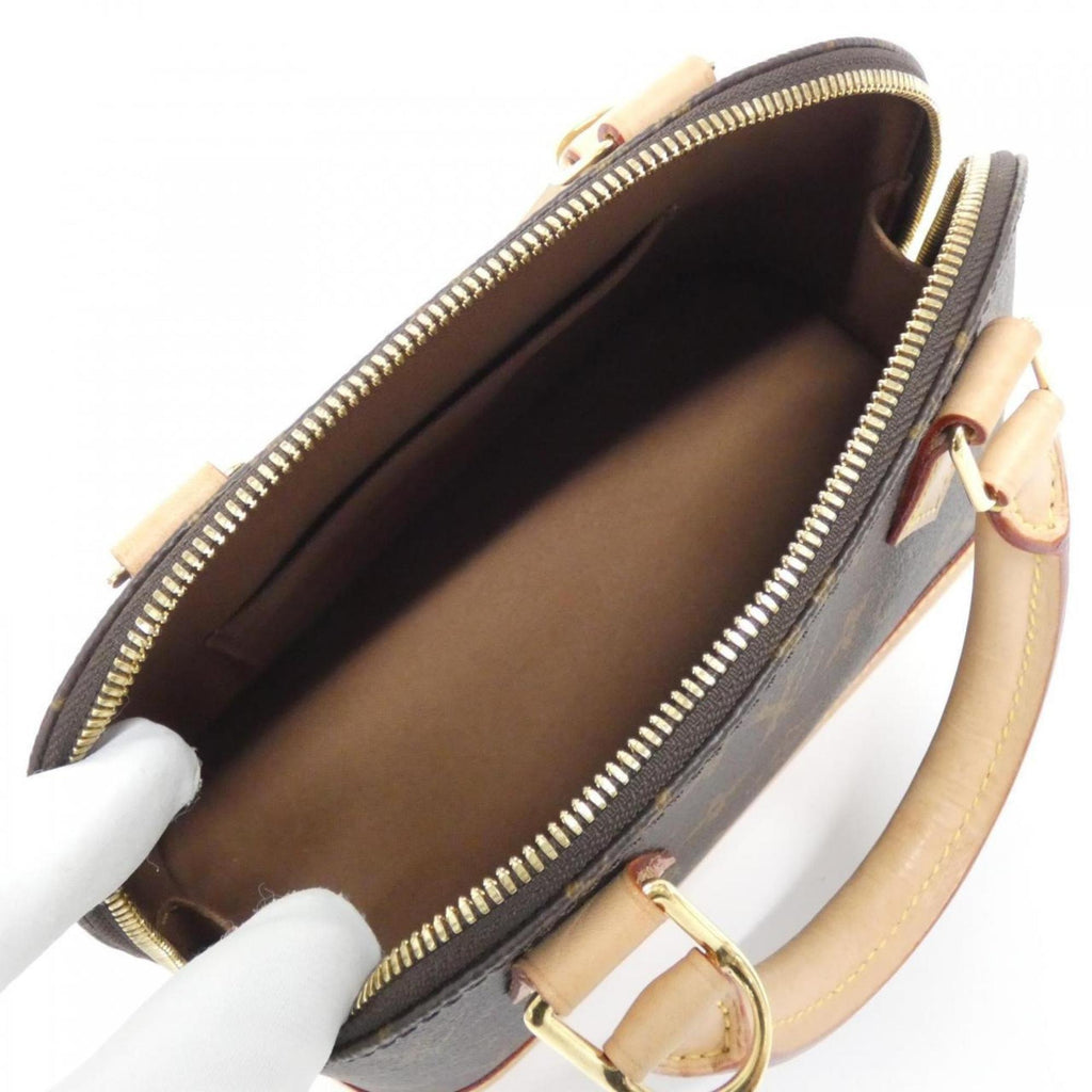 Louis Vuitton Marron Coated Canvas Handbag