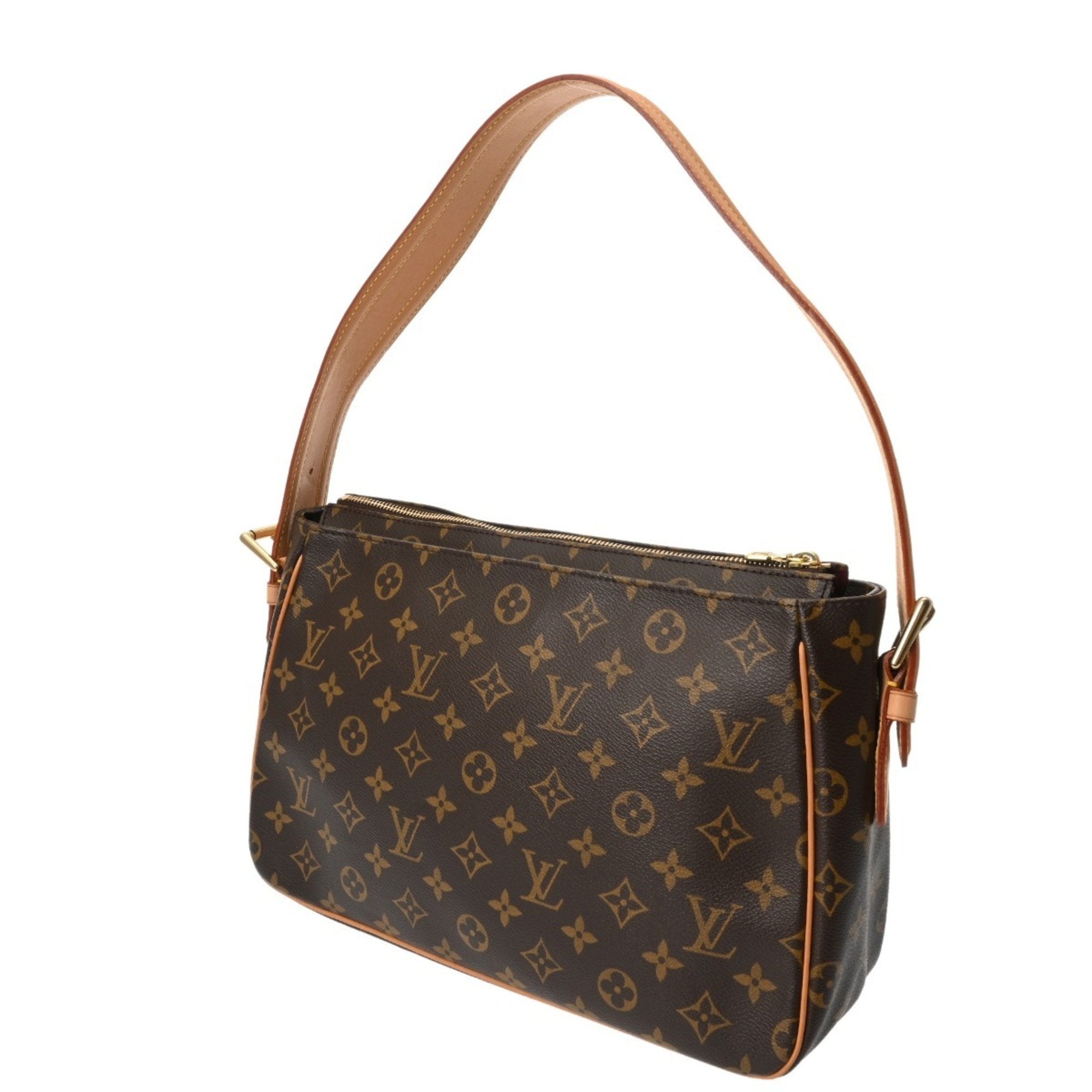 Louis Vuitton Brown Monogram Canvas Shoulder Bag
