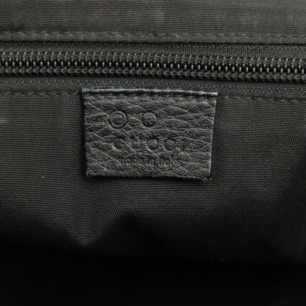 Gucci Black Nylon Leather Shoulder Bag (Pre-Owned)