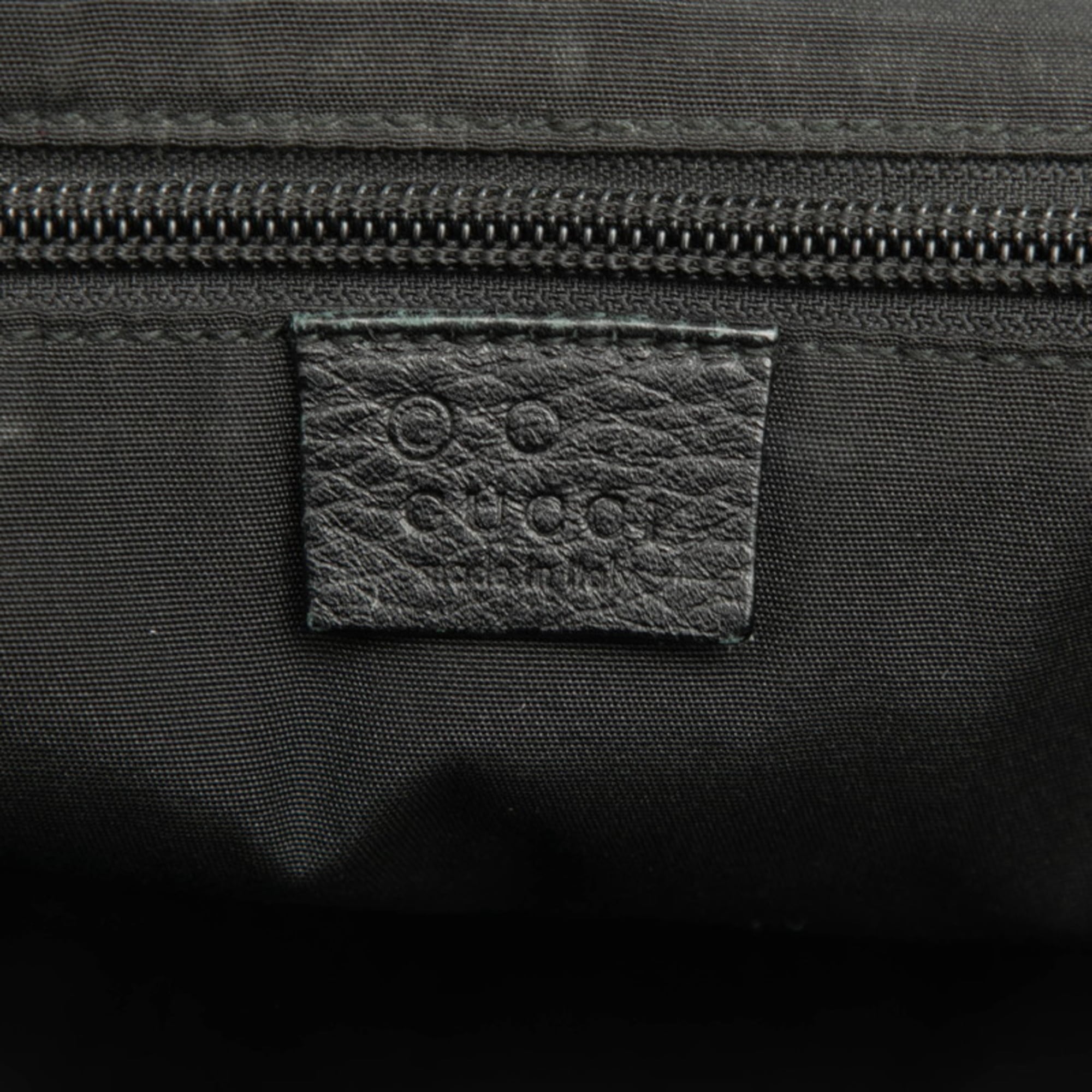 Gucci Black Nylon Leather Shoulder Bag (Pre-Owned)
