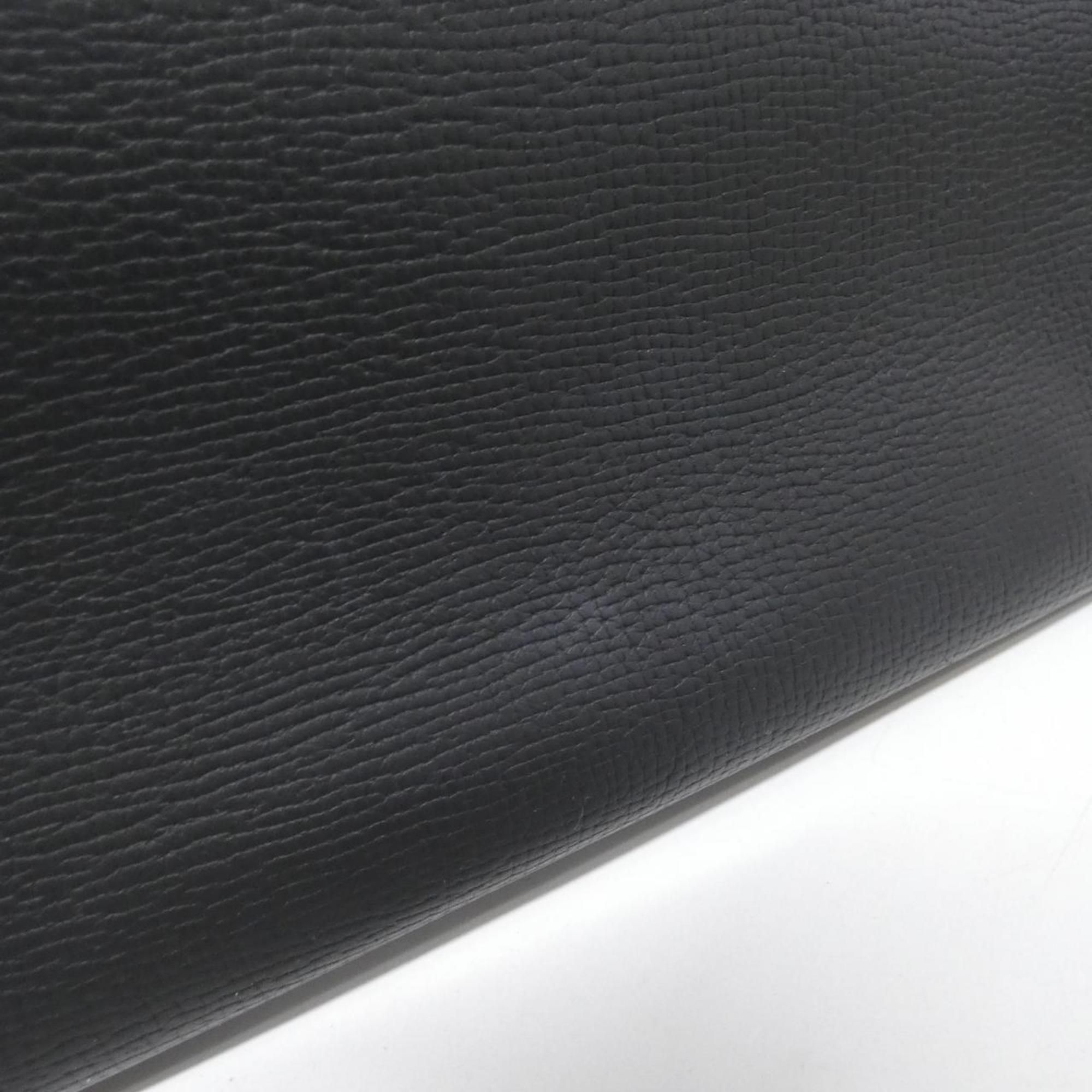 Louis Vuitton Black Denim Leather Shoulder Bag