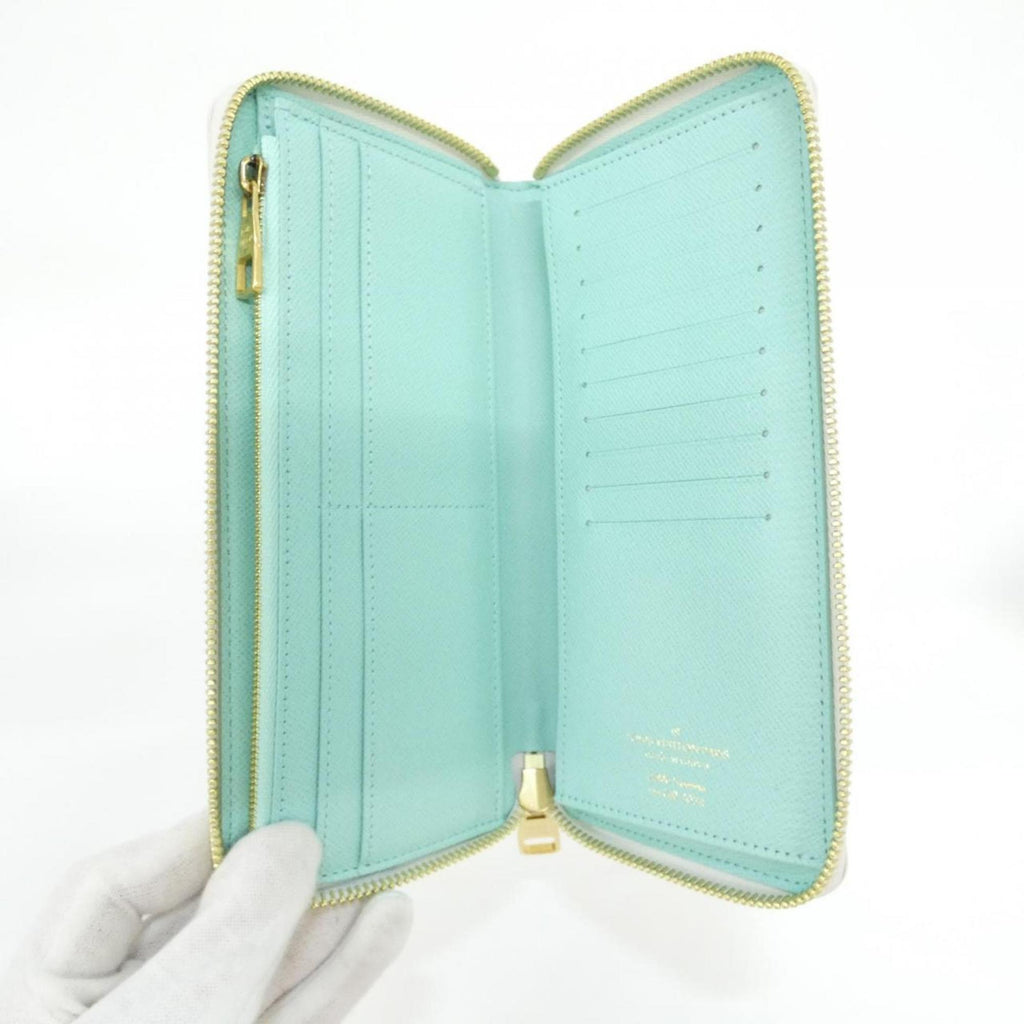 Louis Vuitton Blanc Coated Canvas Long Wallet