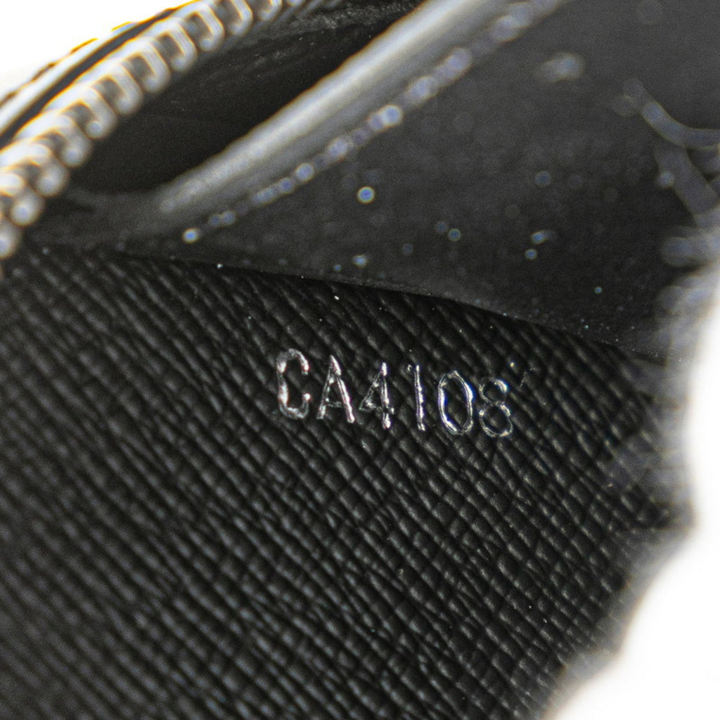 Louis Vuitton Black Pvc Leather Long Wallet
