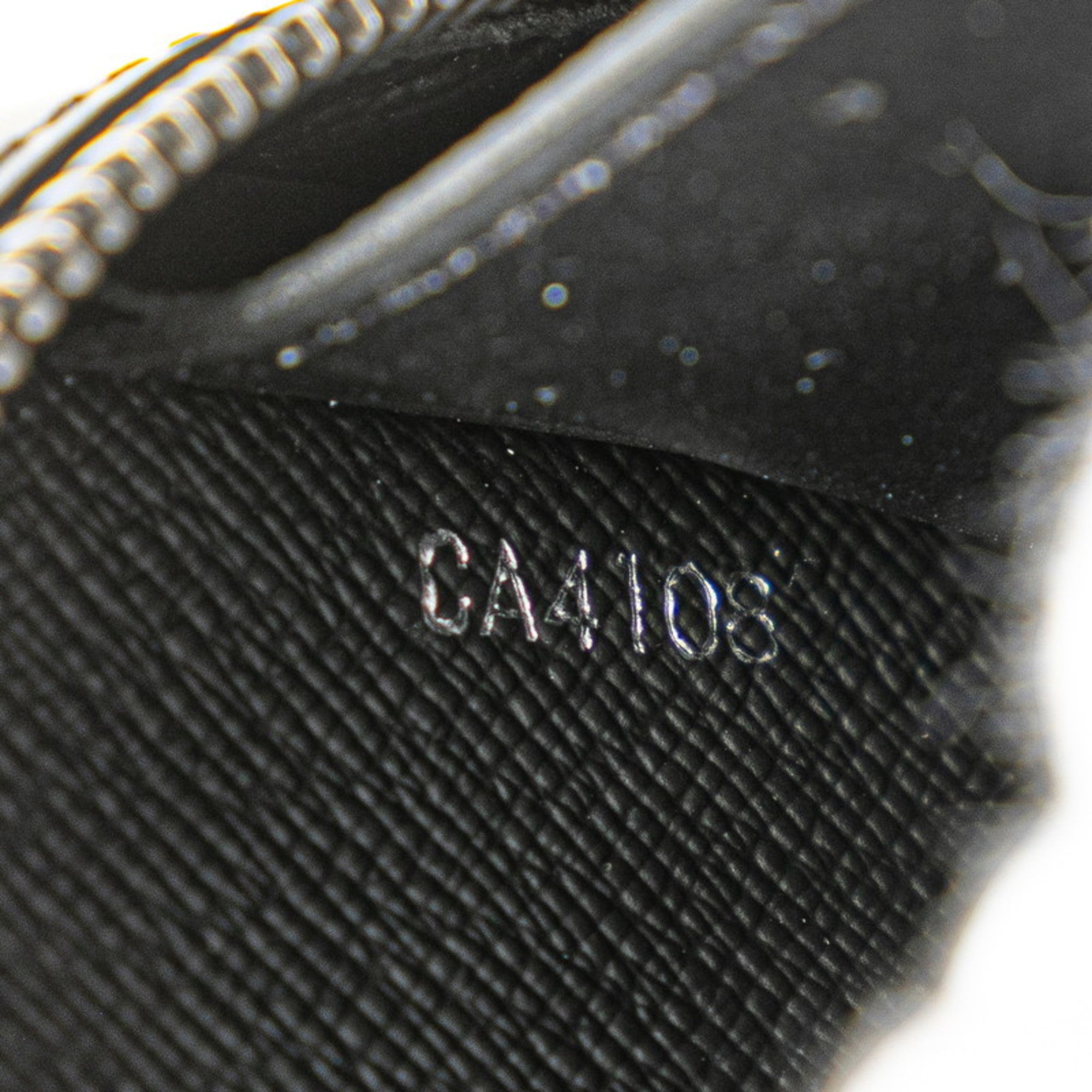 Louis Vuitton Black Pvc Leather Long Wallet