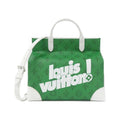 Louis Vuitton Vert Coated Canvas Handbag