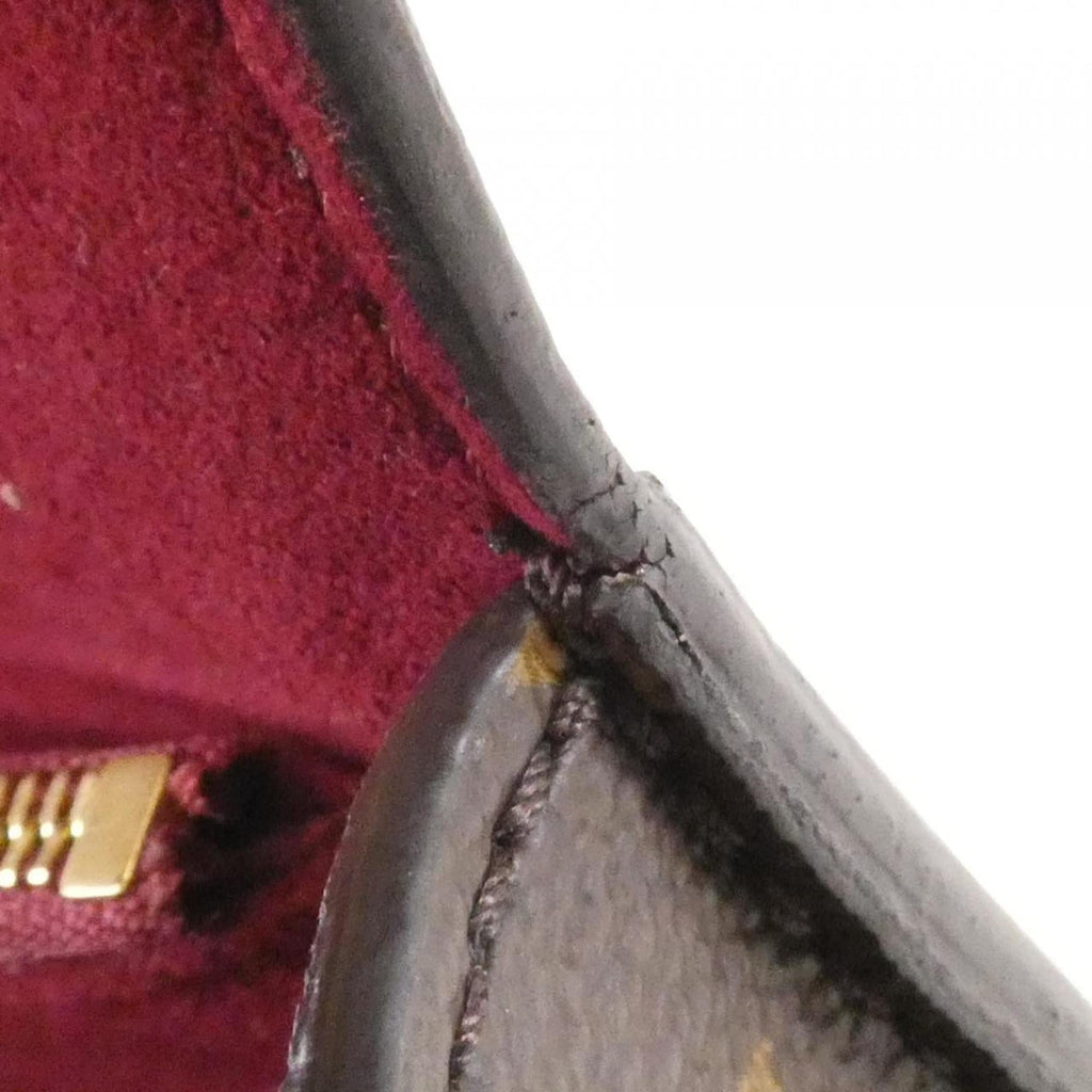Louis Vuitton Brown Coated Canvas Shoulder Bag