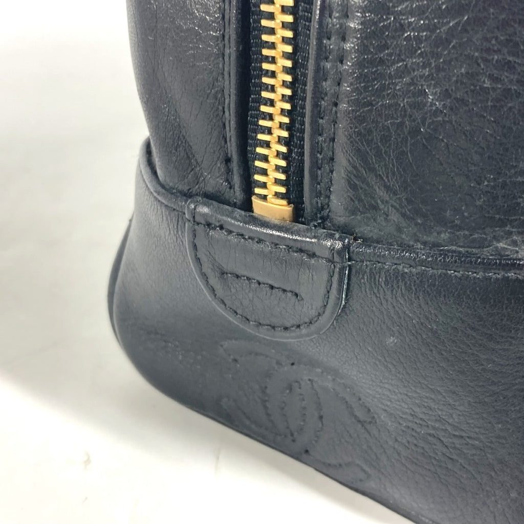 Chanel Black Leather Pouch