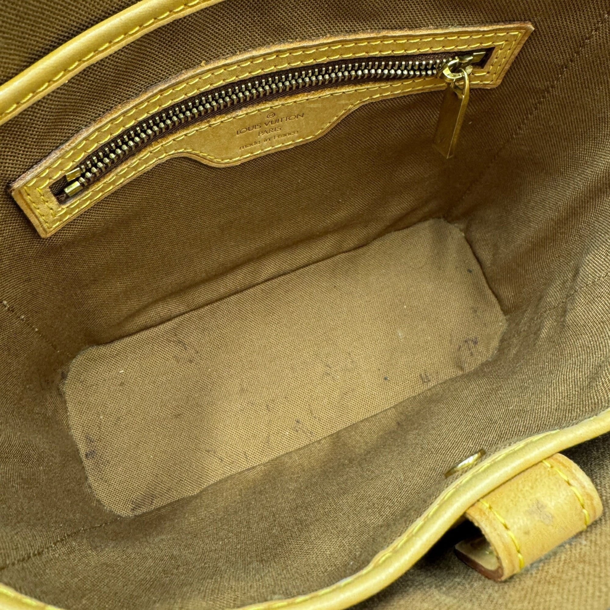 Louis Vuitton Brown Monogram Canvas Handbag