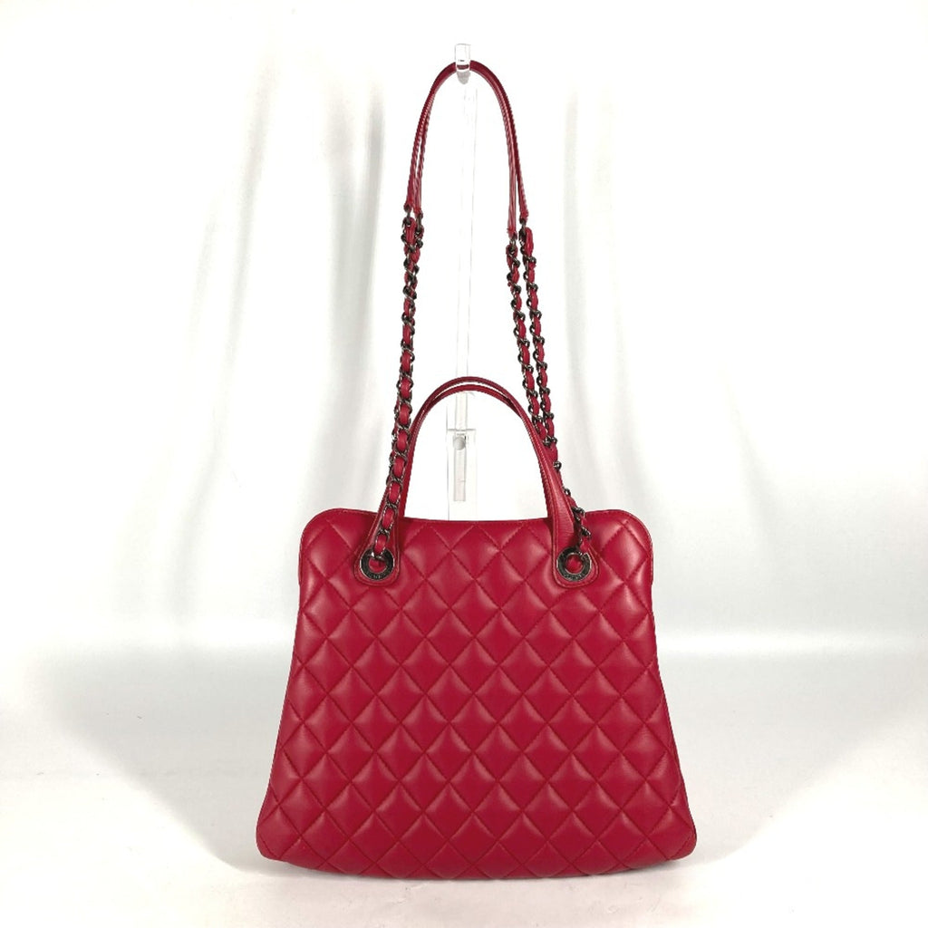 Chanel Pink Leather Tote Bag
