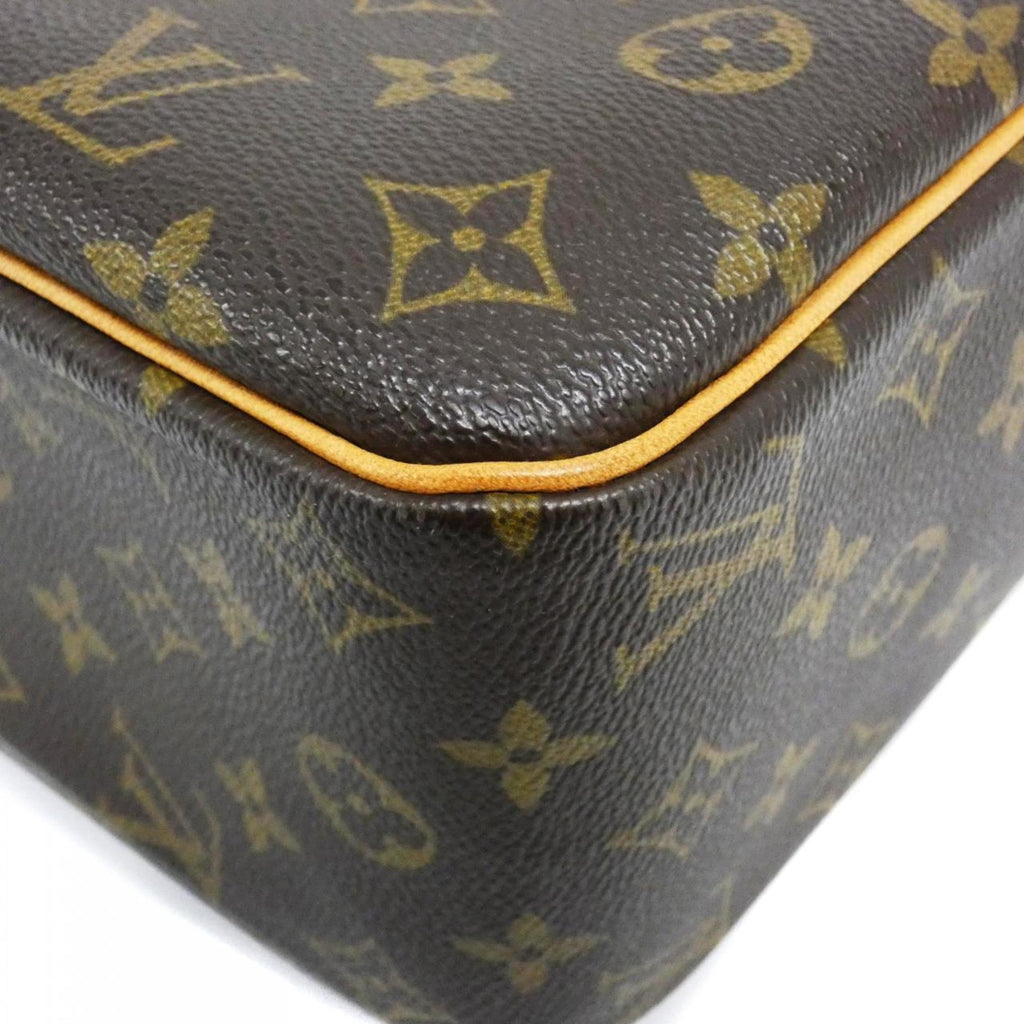 Louis Vuitton Brown Marron Coated Canvas Shoulder Bag
