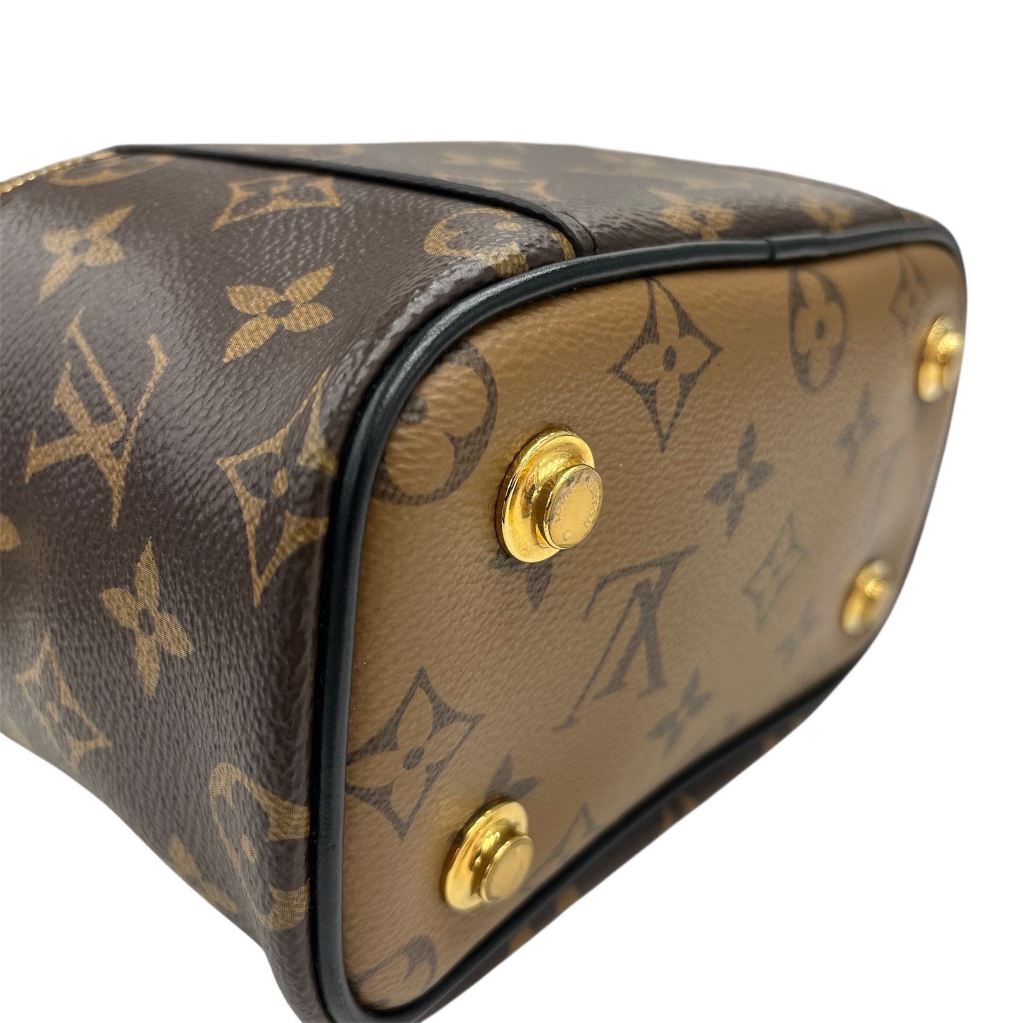 Louis Vuitton Brown Monogram Monogram Reverse Monogram Reverse Shoulder Bag