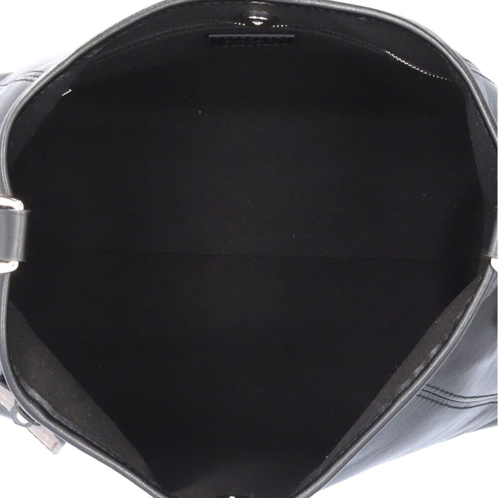 Louis Vuitton Black Leather Shoulder Bag