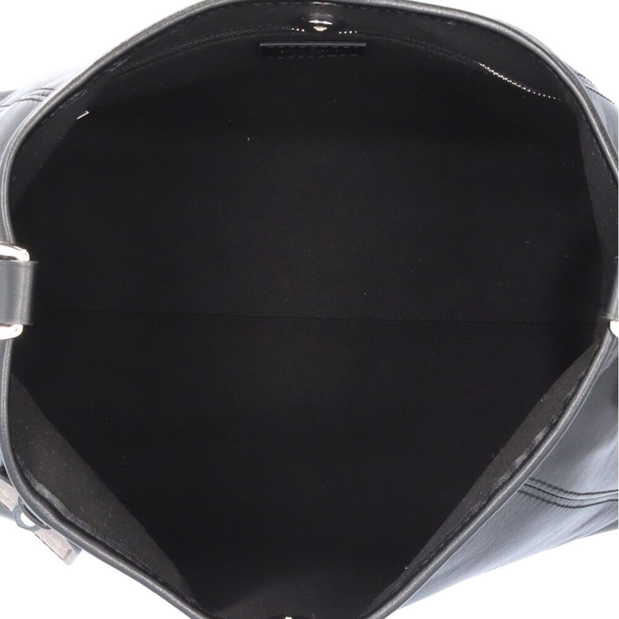 Louis Vuitton Black Leather Shoulder Bag