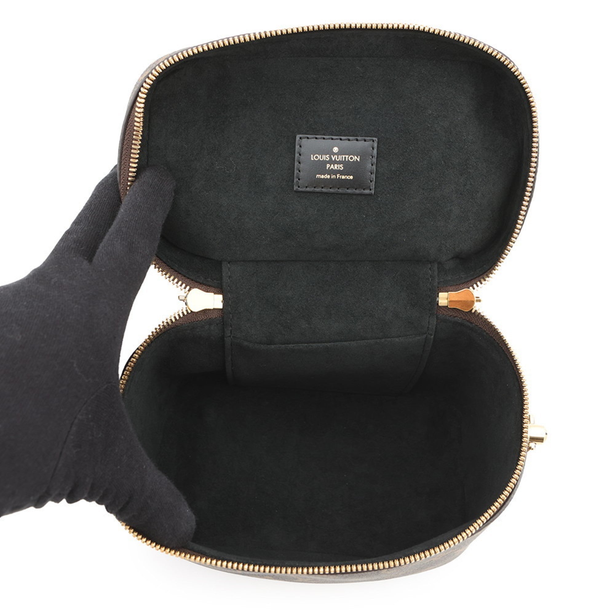 Louis Vuitton Noir Monogram Reverse Monogram Handbag