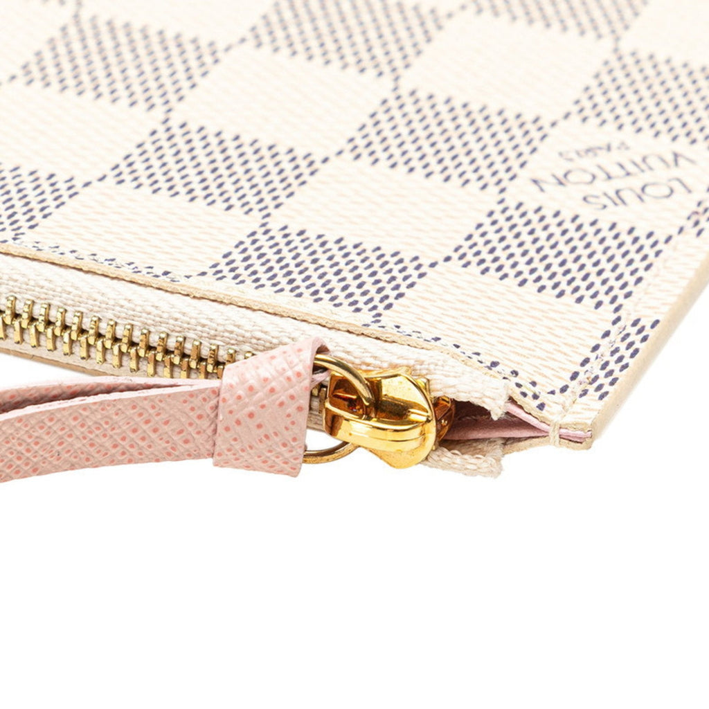 Louis Vuitton Damier Azur Ivory Pvc Leather Pochette Shoulder Bag