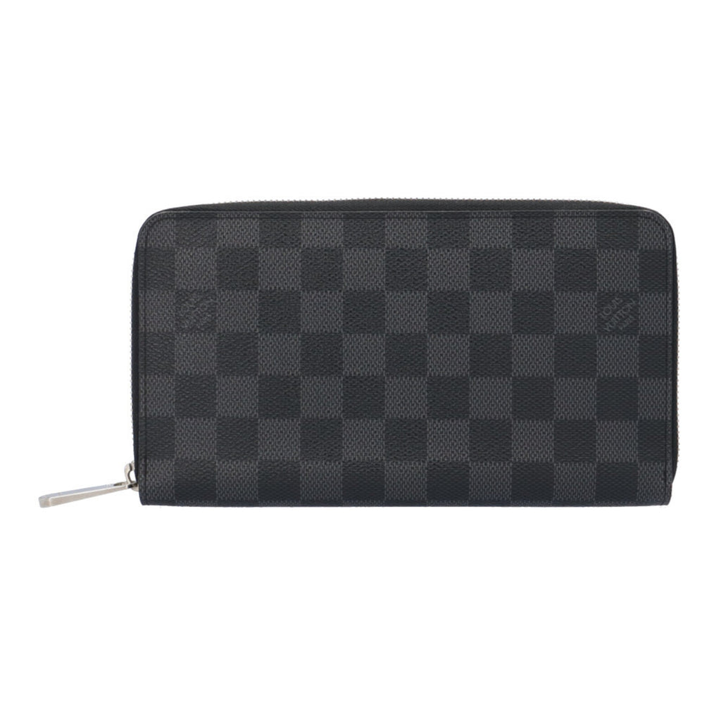 Louis Vuitton Black Gray Damier Graphite Canvas Long Wallet