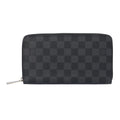 Louis Vuitton Black Gray Damier Graphite Canvas Long Wallet