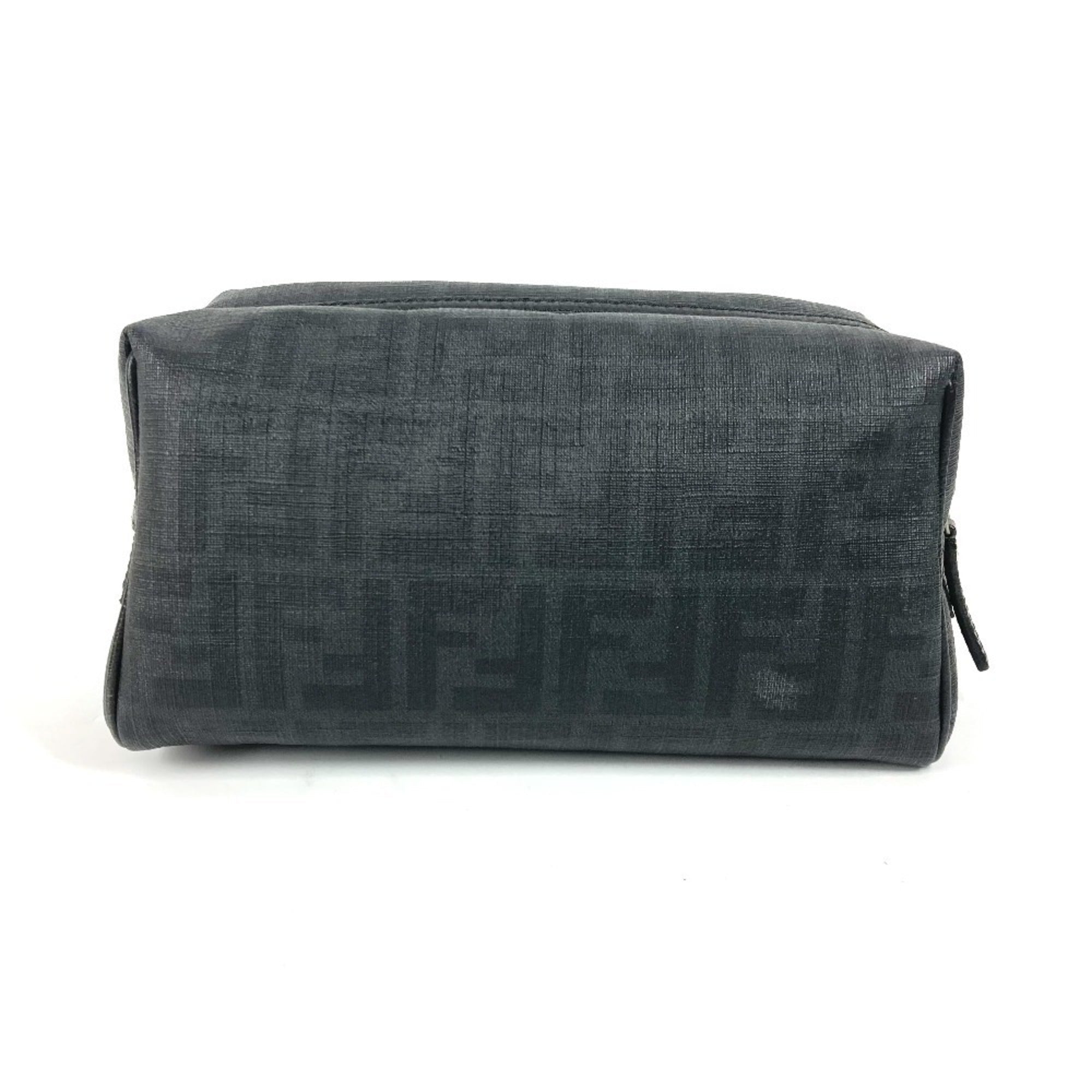 Fendi Zucca Black Pvc Pouch