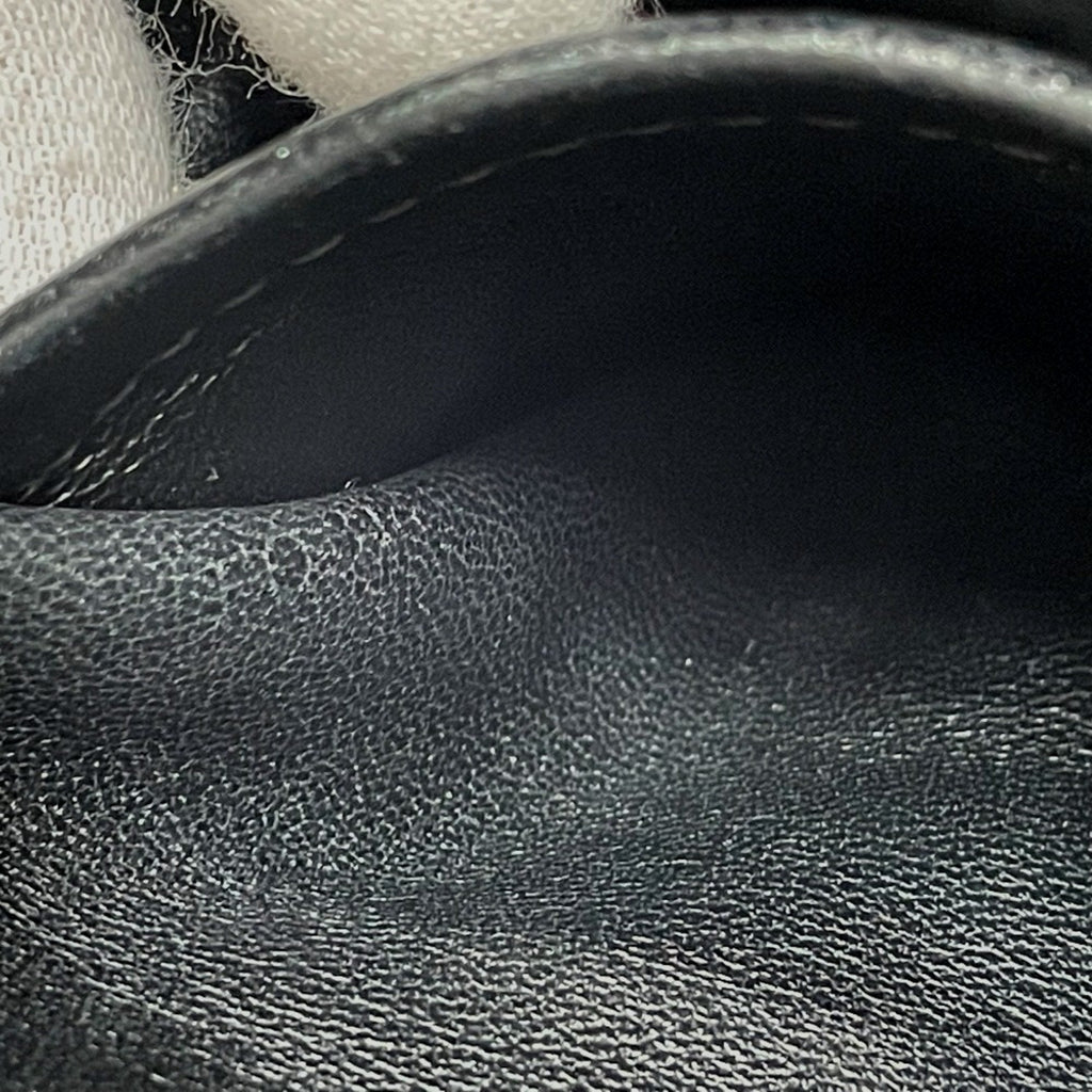Louis Vuitton Black Leather Handbag