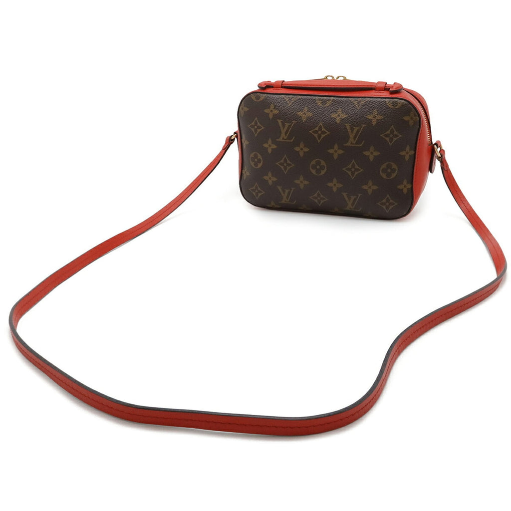 Louis Vuitton Red Color Canvas Pochette Shoulder Bag