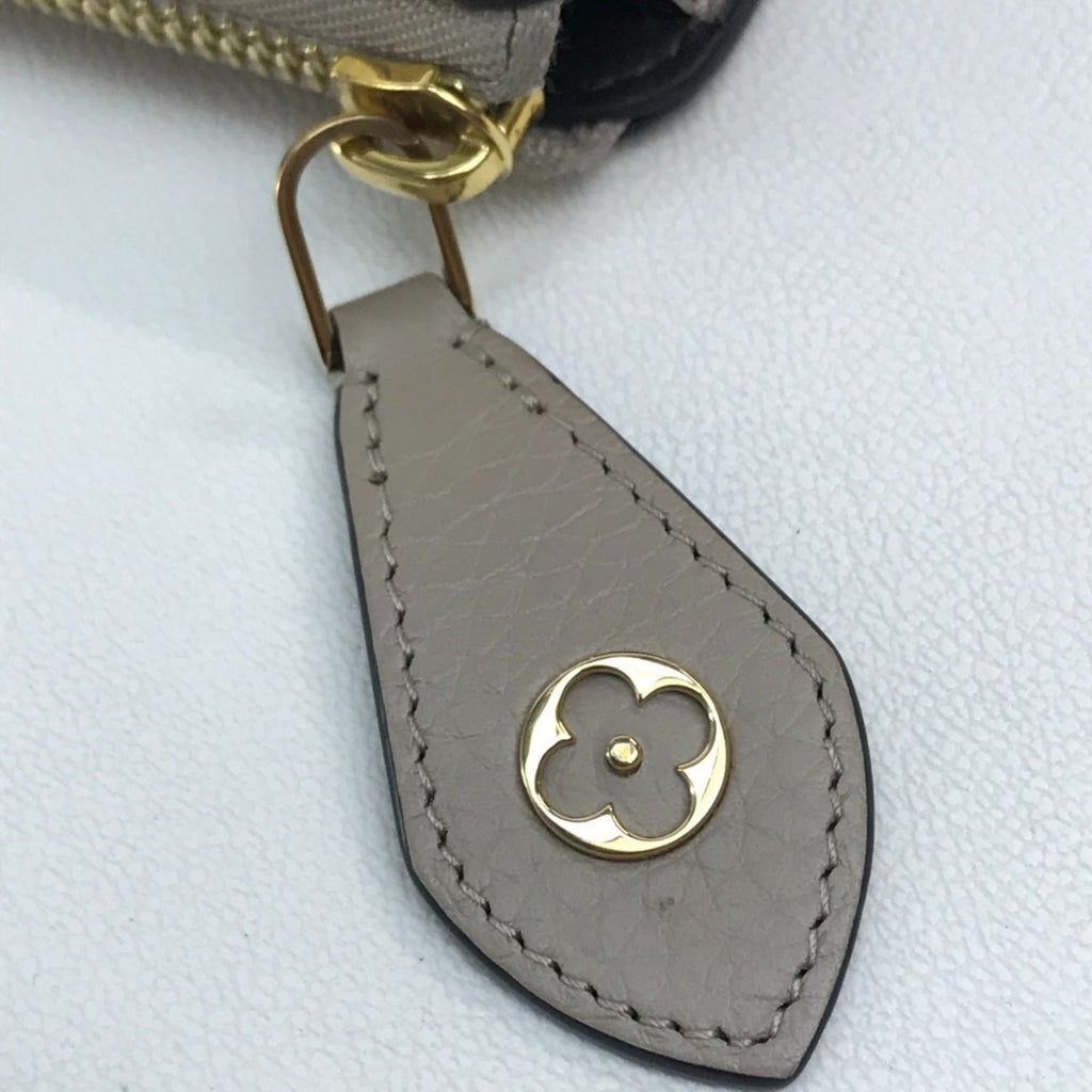Louis Vuitton Monogram Beige Leather Long Wallet