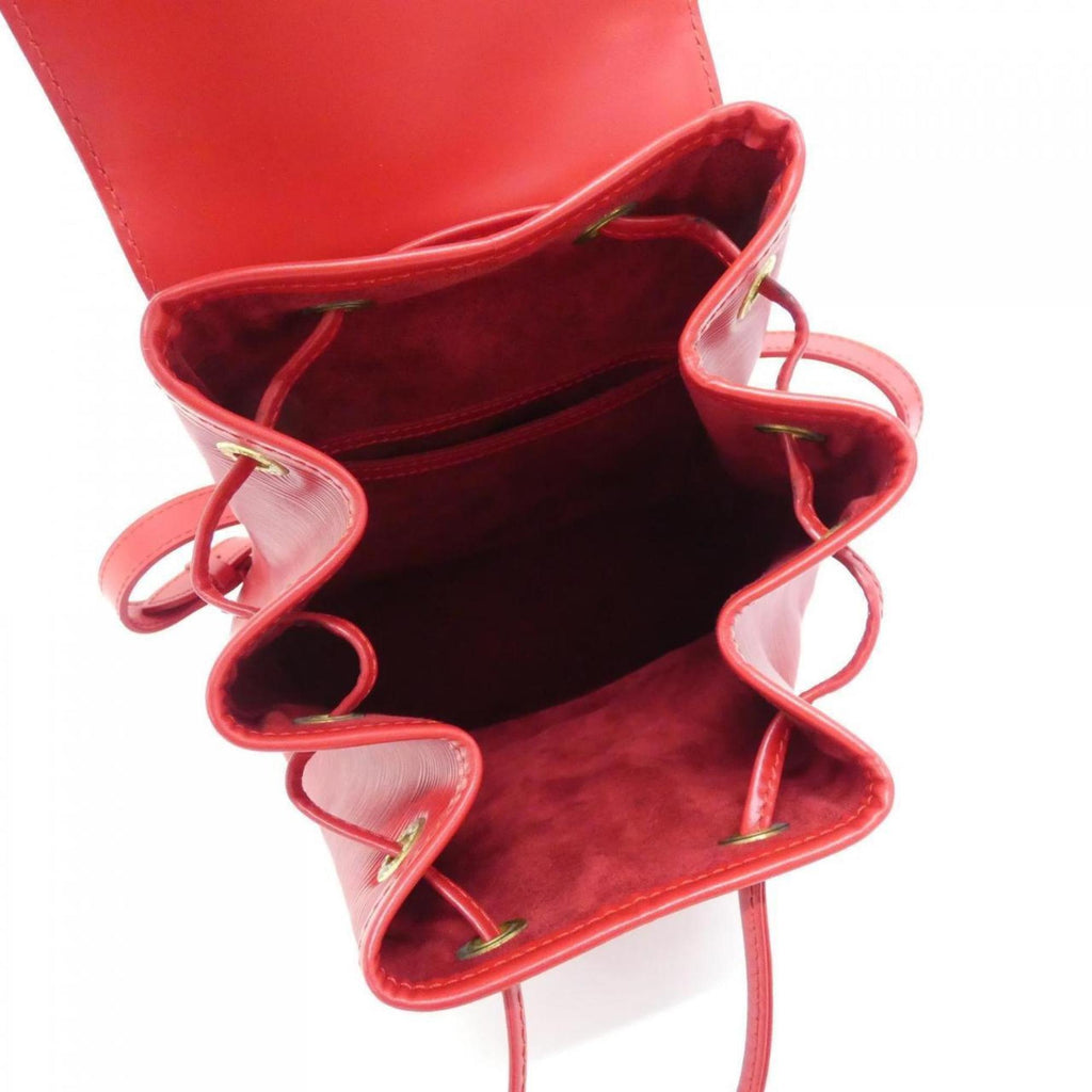 Louis Vuitton Red Color Leather Backpack