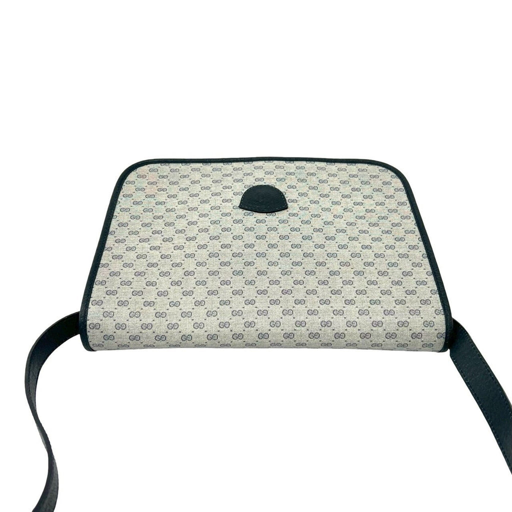 Gucci Navy Pvc Leather Pochette Shoulder Bag (Pre-Owned)