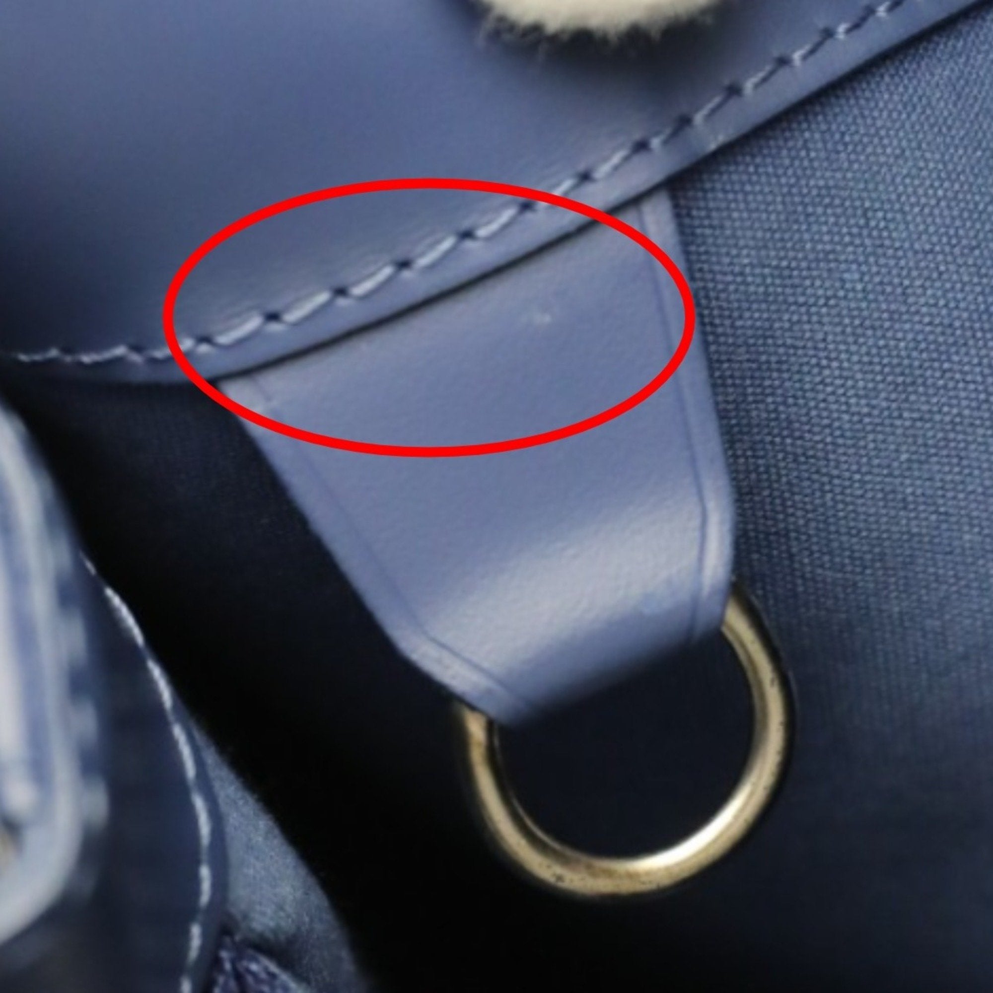 Louis Vuitton Epi Blue Epi Leather Shoulder Bag