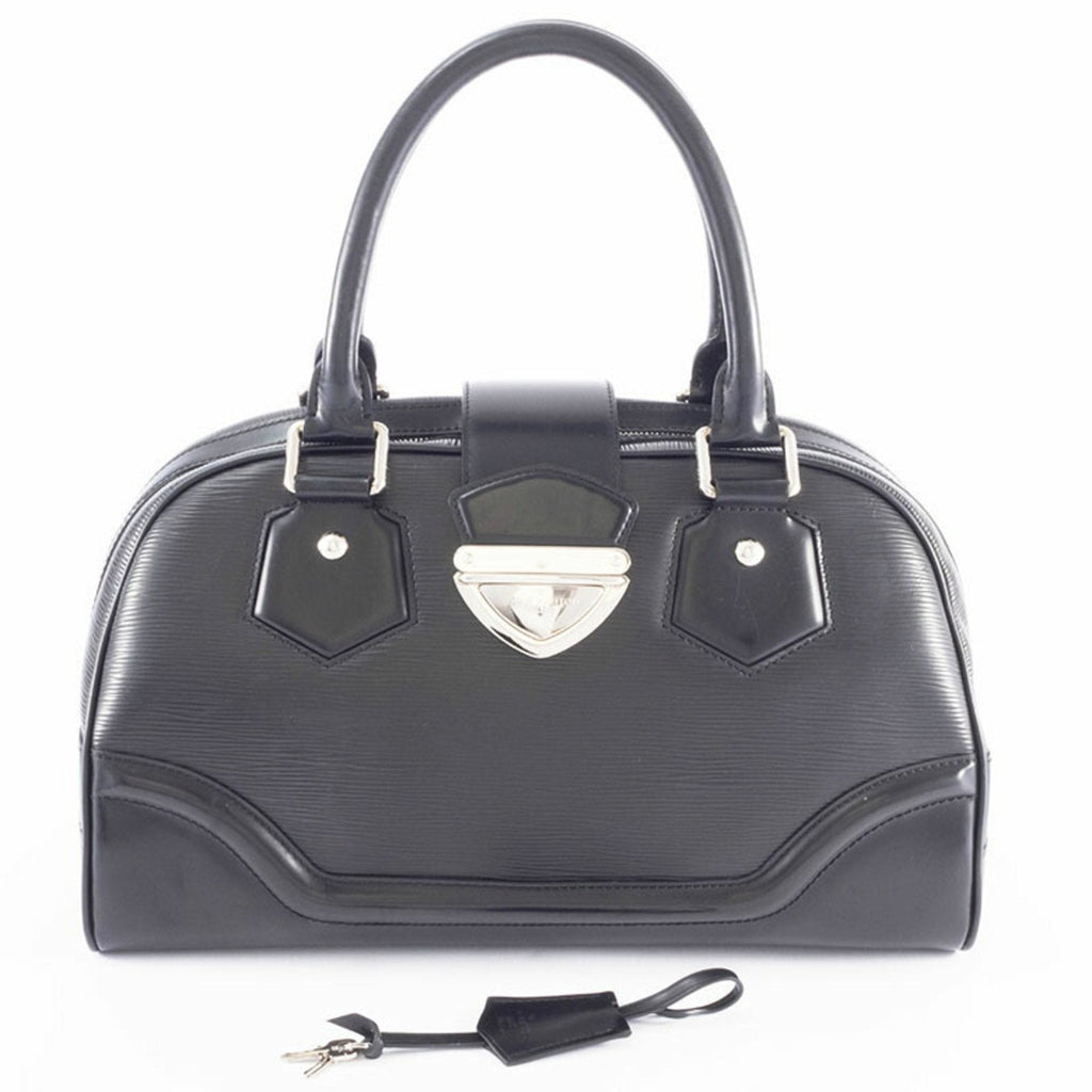 Louis Vuitton Noir Epi Leather Handbag