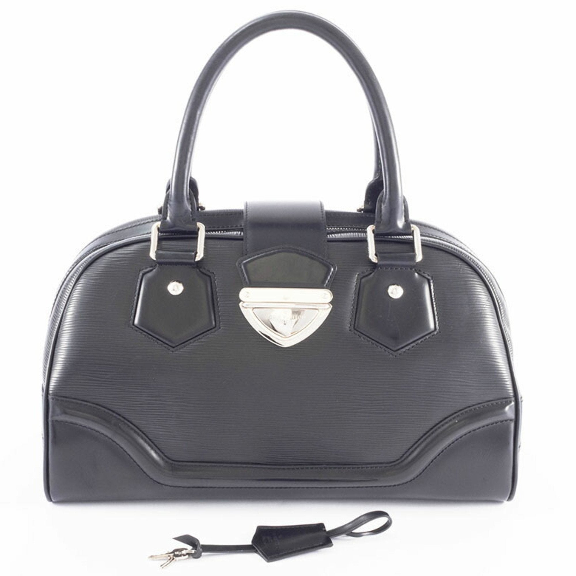 Louis Vuitton Noir Epi Leather Handbag
