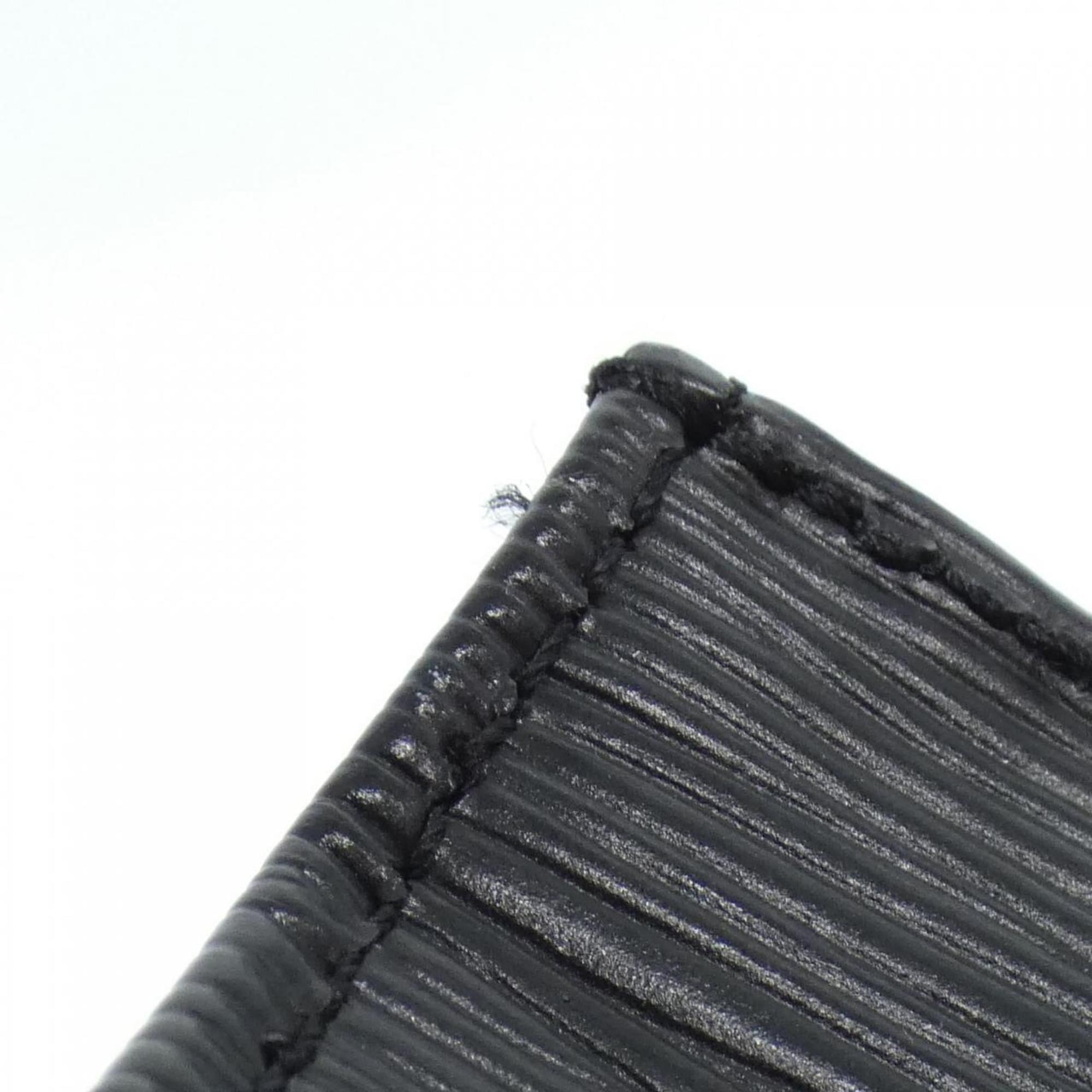 Louis Vuitton Black Leather Handbag