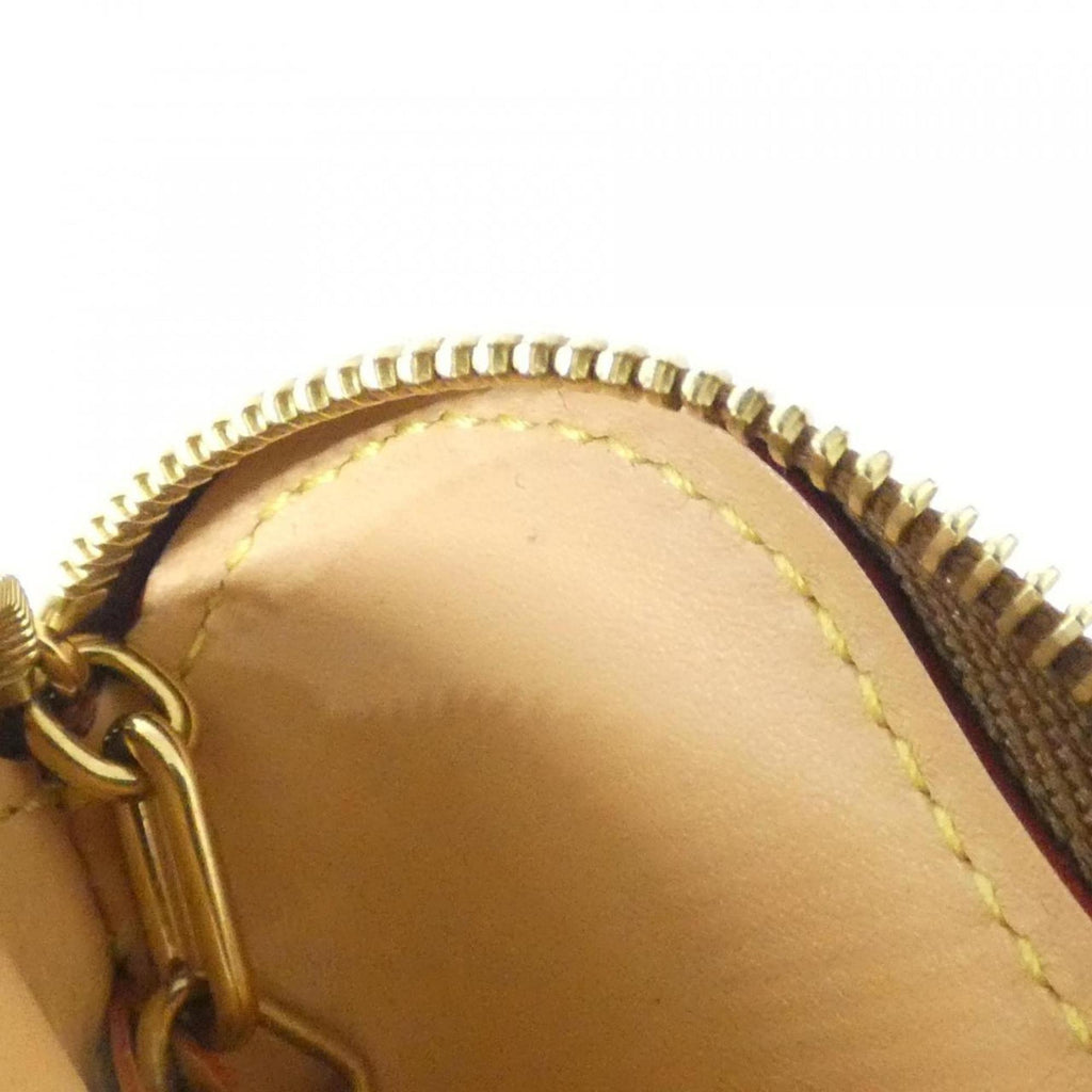 Louis Vuitton Marron Coated Canvas Coin Purse/Coin Case