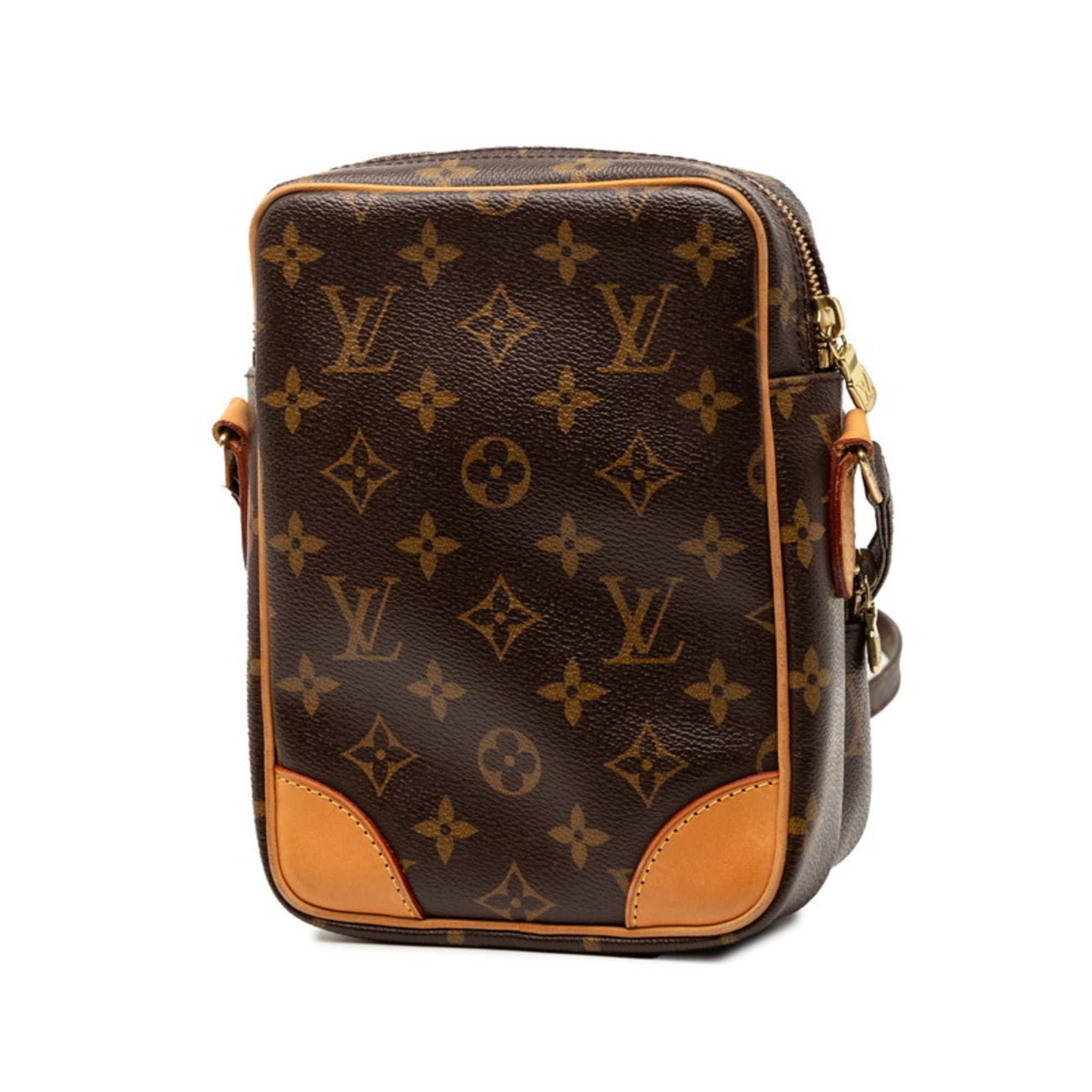 Louis Vuitton Brown Pvc Leather Shoulder Bag