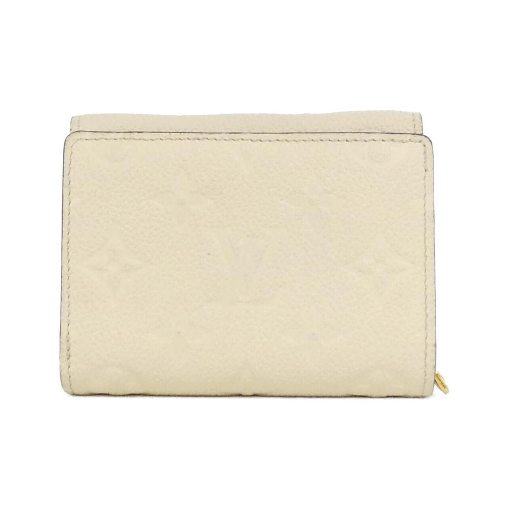 Louis Vuitton Monogram Empreinte Beige Leather Wallet (Tri-Fold)