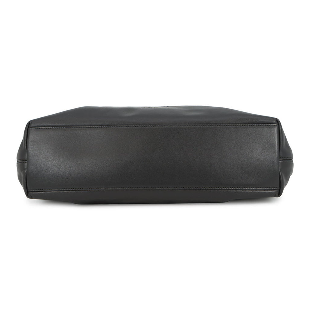 Gucci Black Leather Handbag Tote Bag (Pre-Owned)