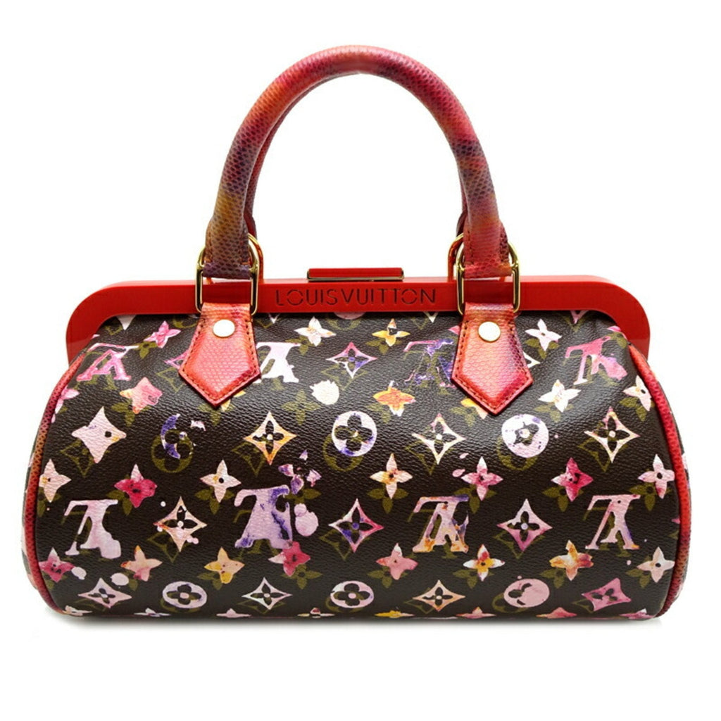 Louis Vuitton Monogram Watercolor Brown Marron Monogram Red Color Monogram Handbag