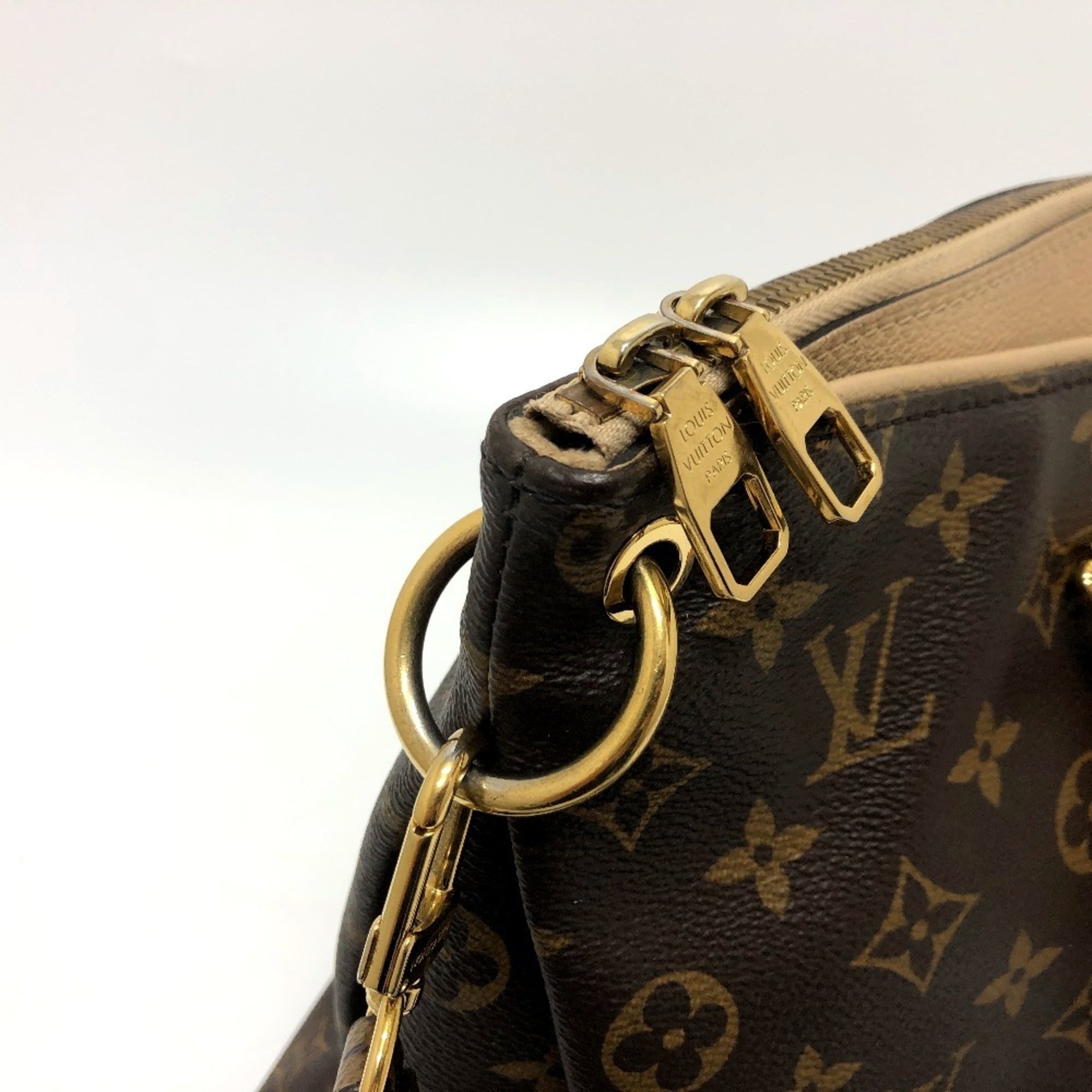 Louis Vuitton Monogram Beige Dune Monogram Boston Bag Shoulder Bag