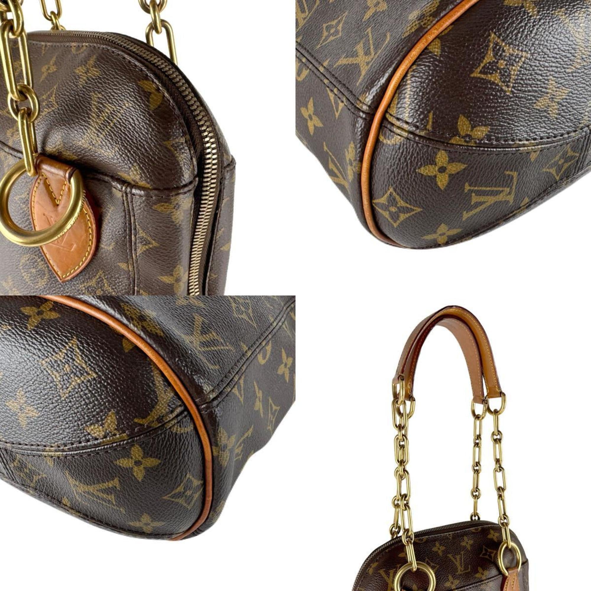 Louis Vuitton Brown Monogram Canvas Shoulder Bag