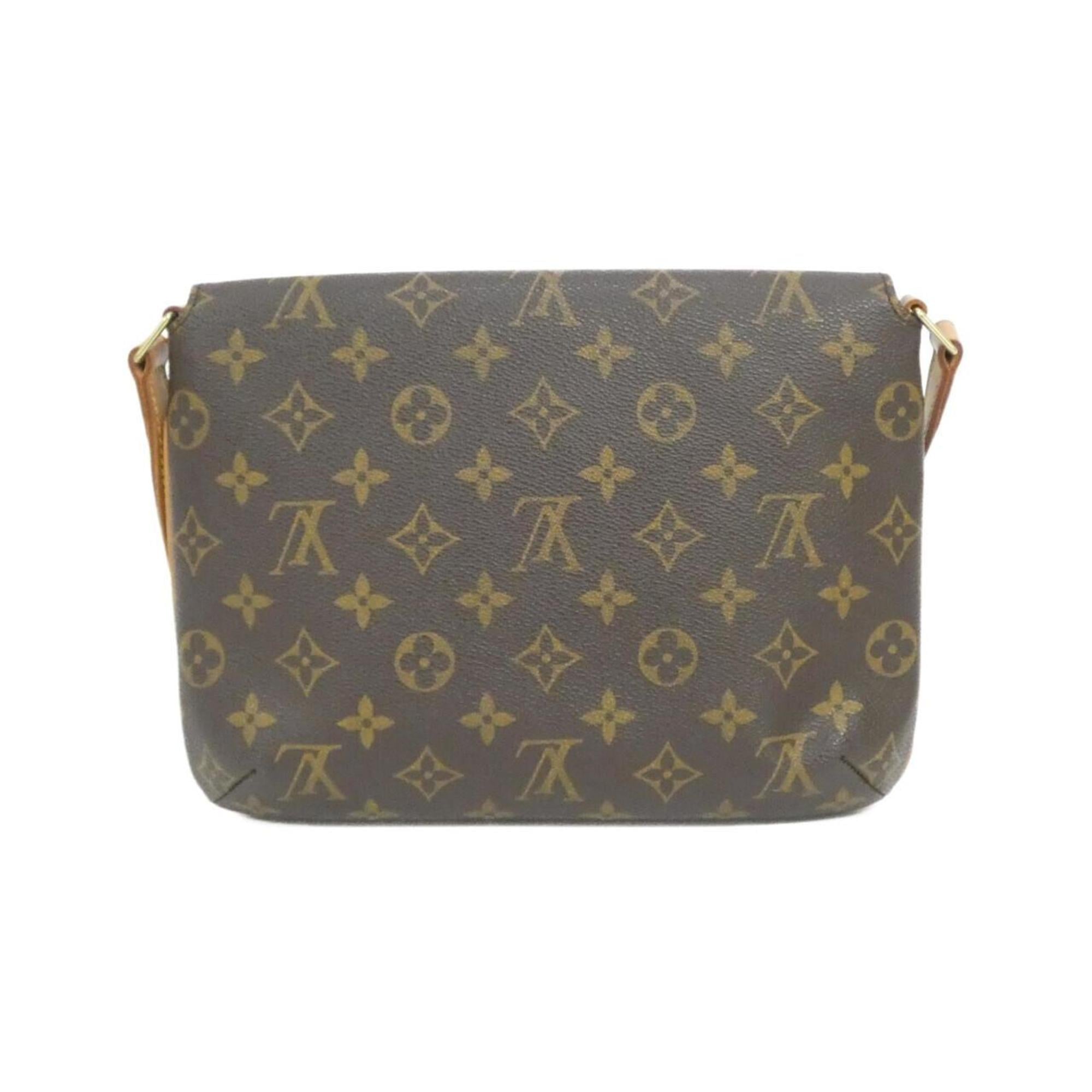Louis Vuitton Marron Coated Canvas Shoulder Bag