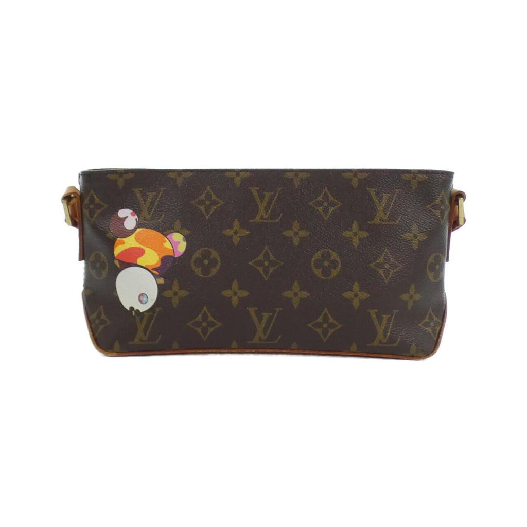 Louis Vuitton Brown Marron Monogram Panda Coated Canvas Shoulder Bag